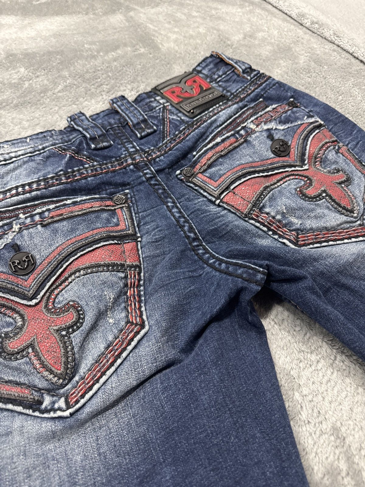 Rock Revival 30/32 Rock revival jeans. rare snakeskin red Size US 30 / EU 46 - 7 Thumbnail