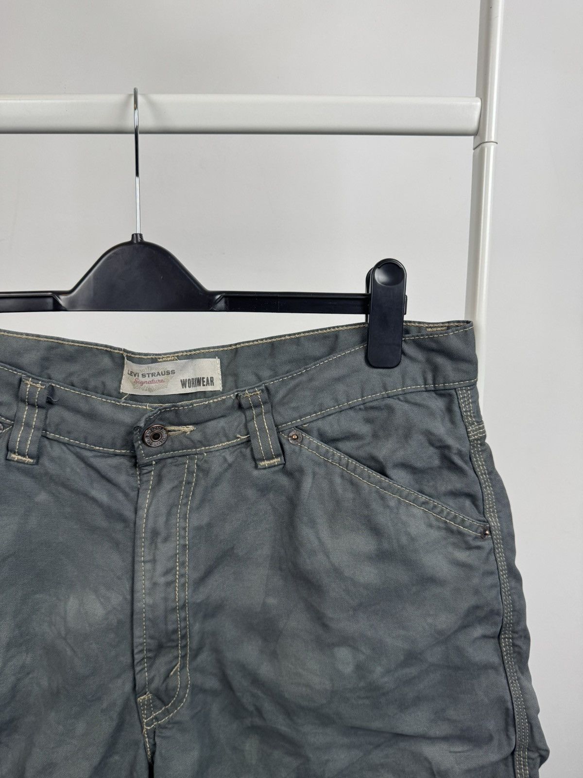 Levi's Vintage Levi’s Signature Workwear Tie Dye Shorts Size US 34 / EU 50 - 3 Thumbnail