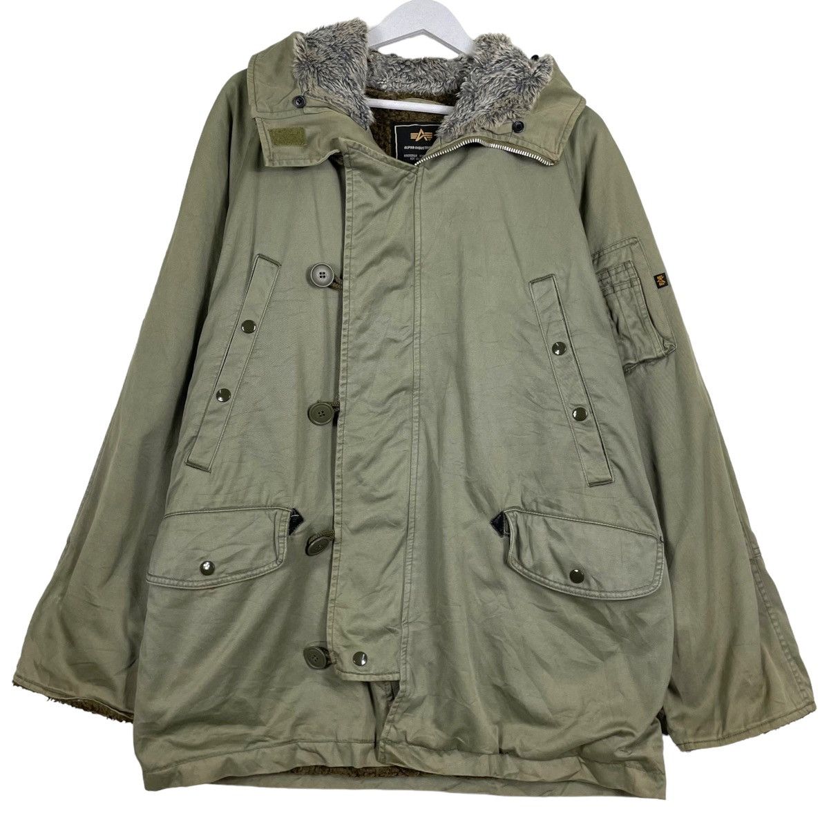 Alpha Industries × Vintage 💥ALPHA INDUSTRIES FIELD SURVIVAL WARM JACKET Size US L / EU 52-54 / 3 - 1 Thumbnail