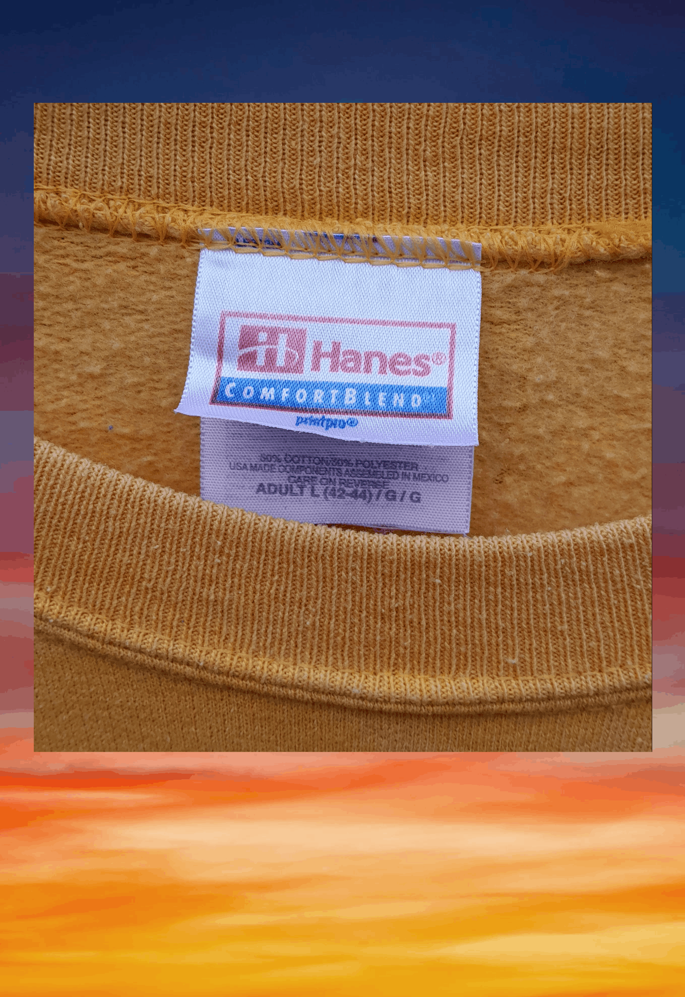 Hanes × Vintage Vintage streetwear 90s Hanes Story Of Dragon Sweatshirt Size US L / EU 52-54 / 3 - 4 Thumbnail