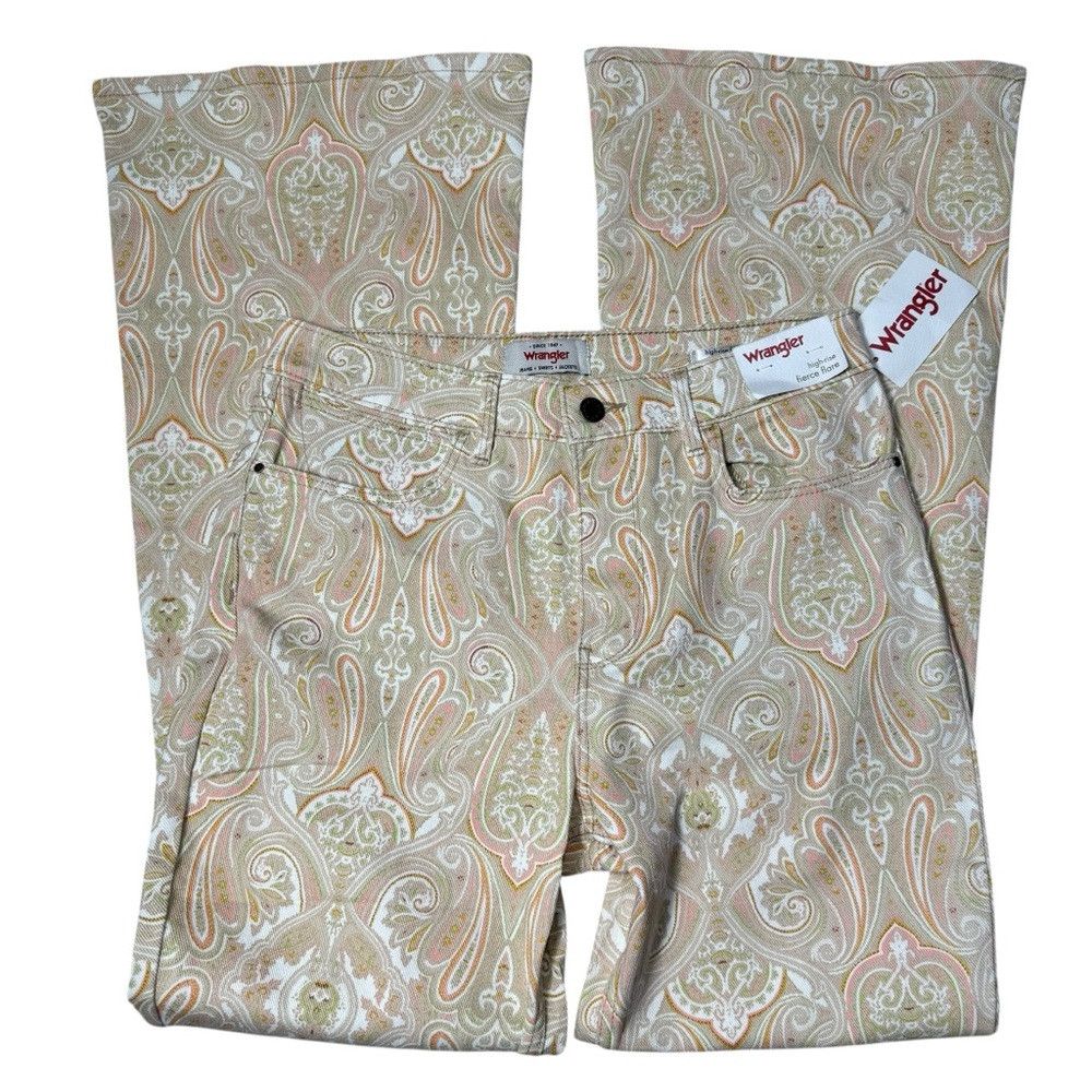 Wrangler NWT New Wrangler High Rise Fierce Flare Paisley Jeans Size Size 26" / US 2 / IT 38 - 5 Thumbnail