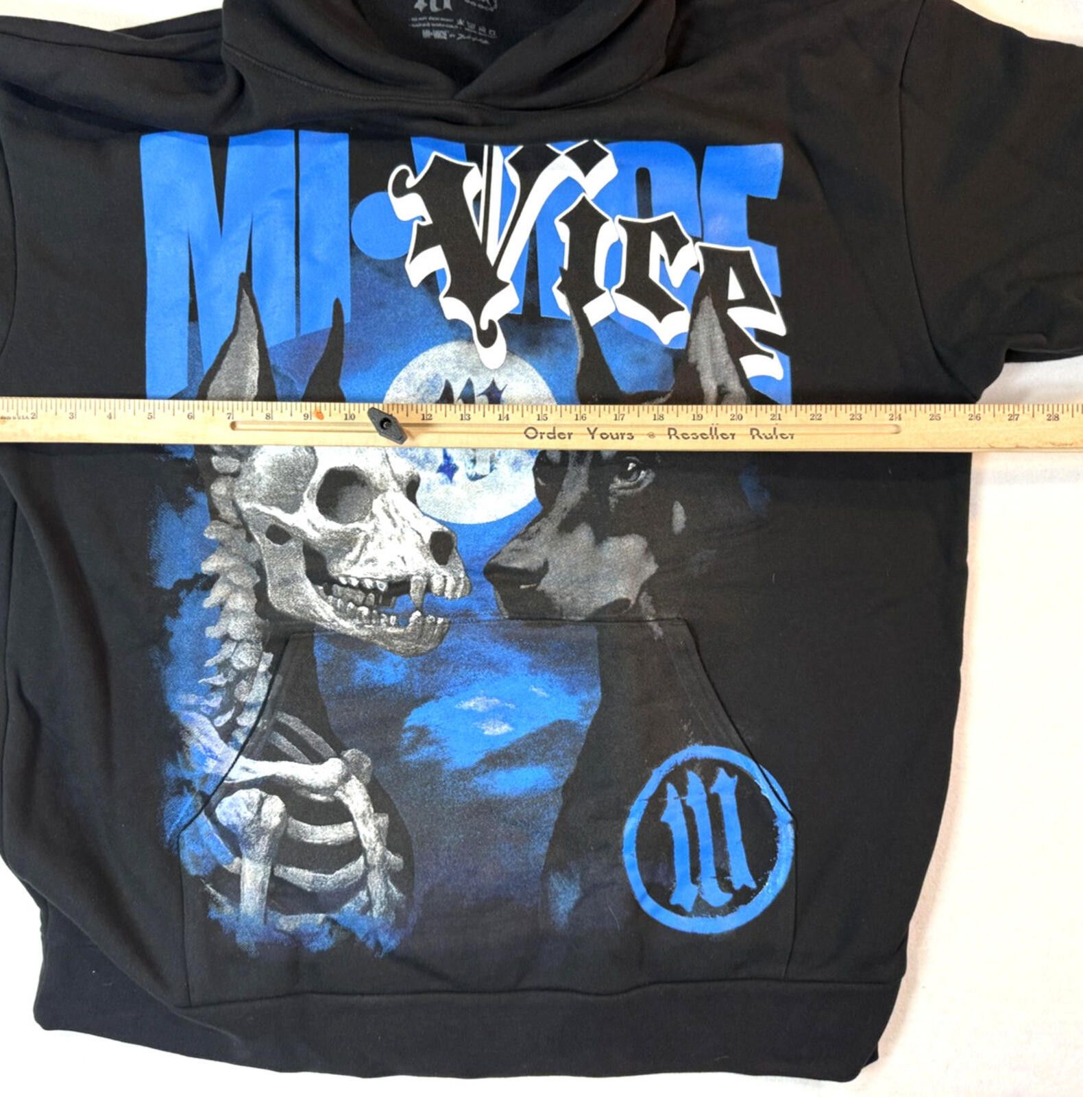Other Evil Vice Hoodie Mens 2XL Skeleton Dogs Miami Streetwear NWT Size US XXL / EU 58 / 5 - 5 Thumbnail