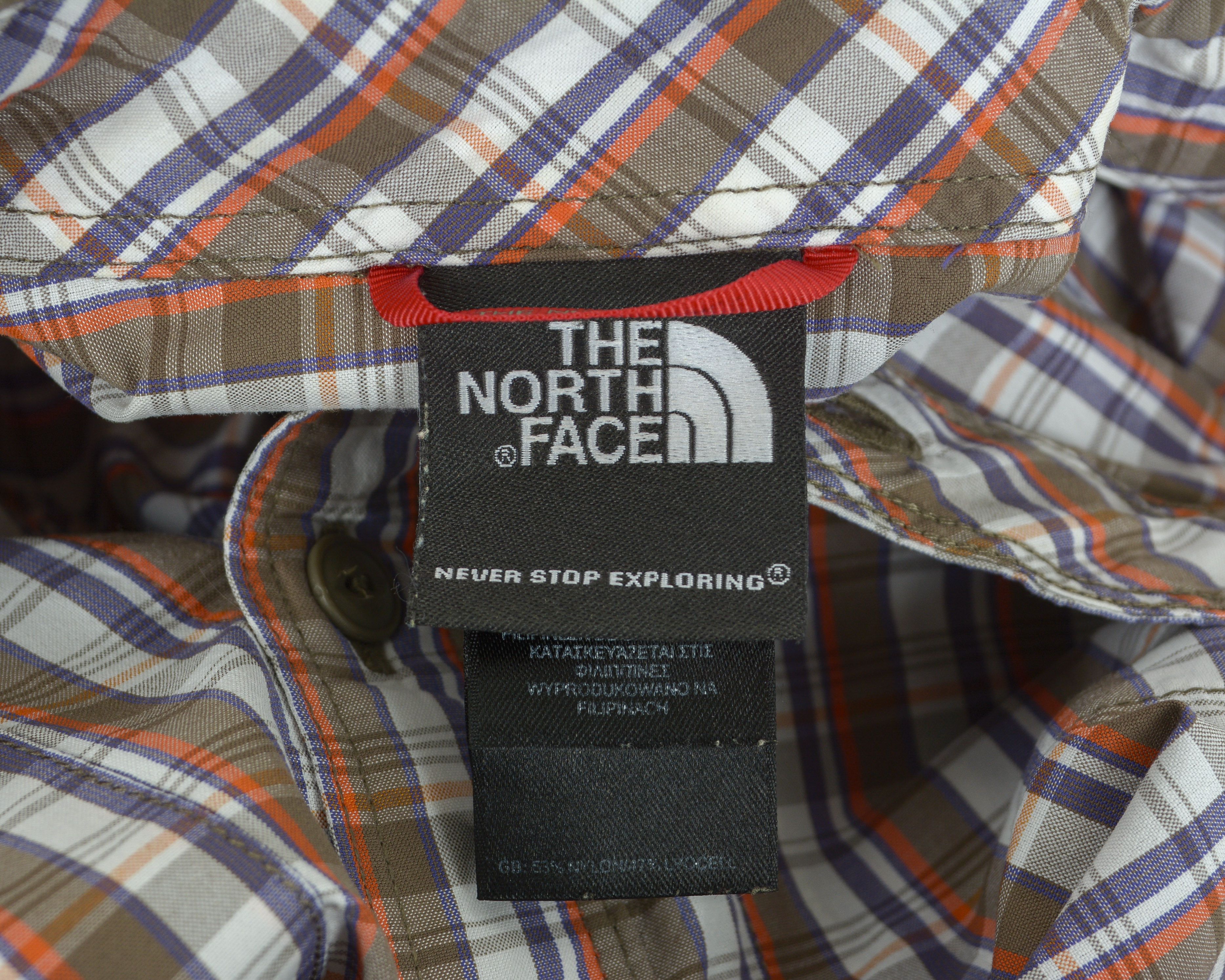 The North Face Men's M Shirt Short Sleeved Checked Button Hiking Size US M / EU 48-50 / 2 - 2 Thumbnail
