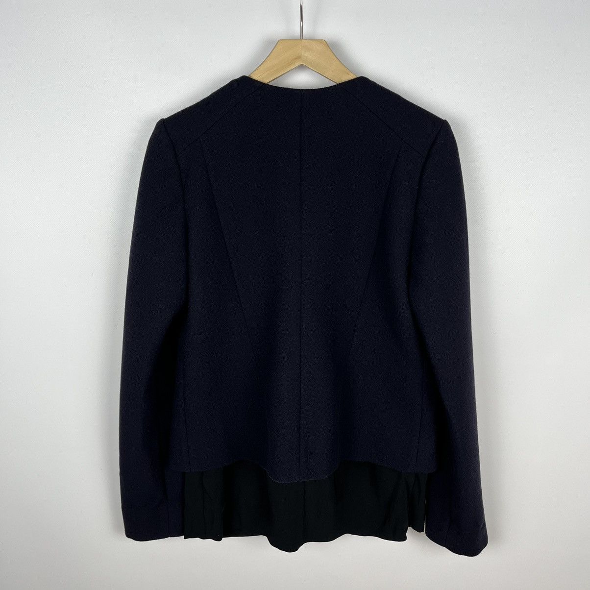 Marni Luxury Marni Navy & Black wool coat Size M / US 6-8 / IT 42-44 - 15 Thumbnail