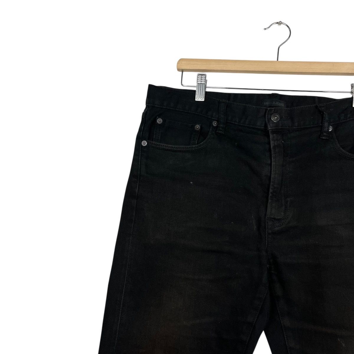 Japanese Brand Vintage Japanese Designer Black Selvedge Denim Size US 36 / EU 52 - 6 Thumbnail