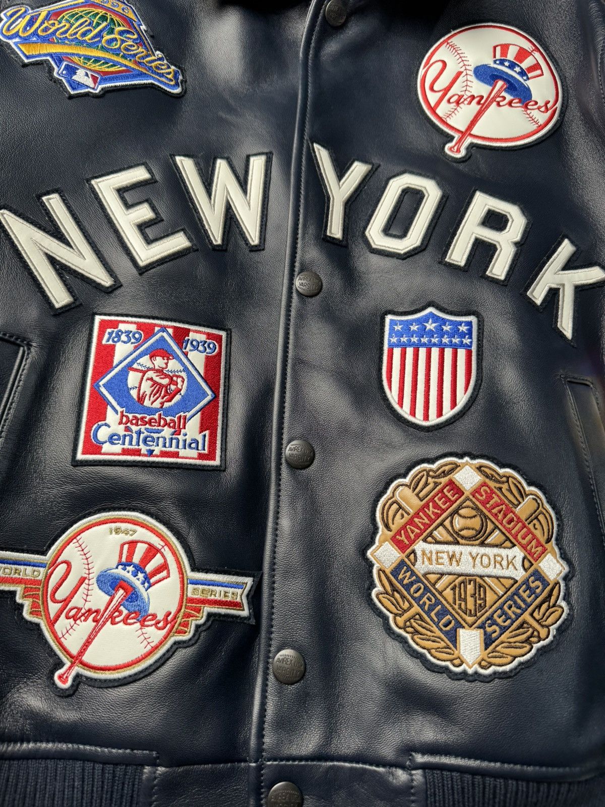 Avirex × Kith Yankees leather jacket Size US S / EU 44-46 / 1 - 5 Thumbnail