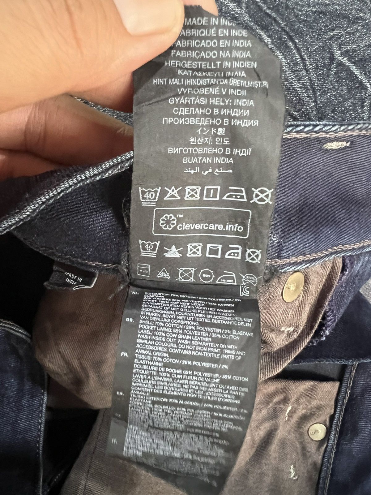 G-Star 🔥G Star Raw 3301 Slim Distressed Denim Size US 33 - 19 Thumbnail