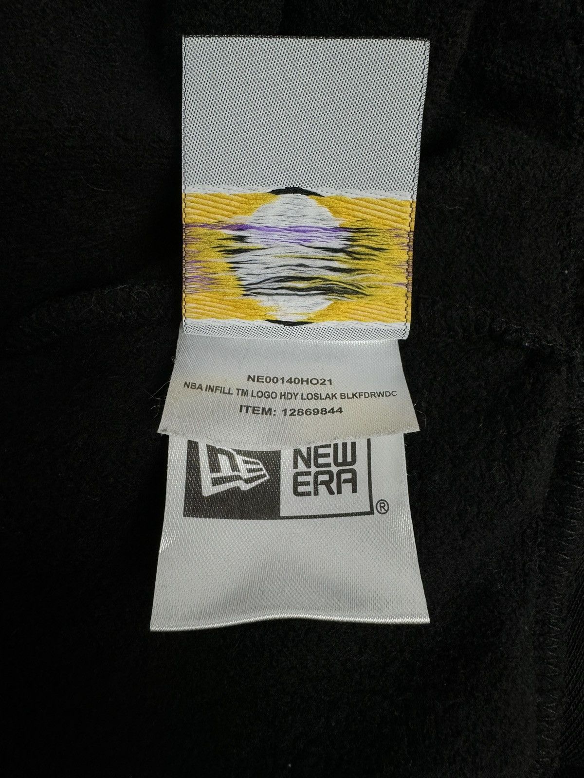 NBA New Era LA Lakers Camo Print Basketball NBA Black Hoodie Size US L / EU 52-54 / 3 - 8 Thumbnail