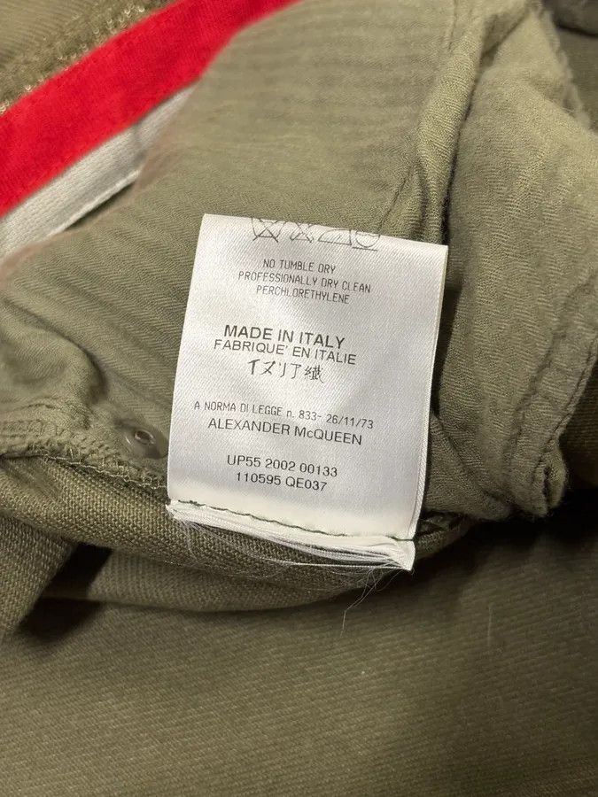 Alexander McQueen SS2002 Alexander Mcqueen Green Distressed Pants Size US 30 / EU 46 - 14 Thumbnail