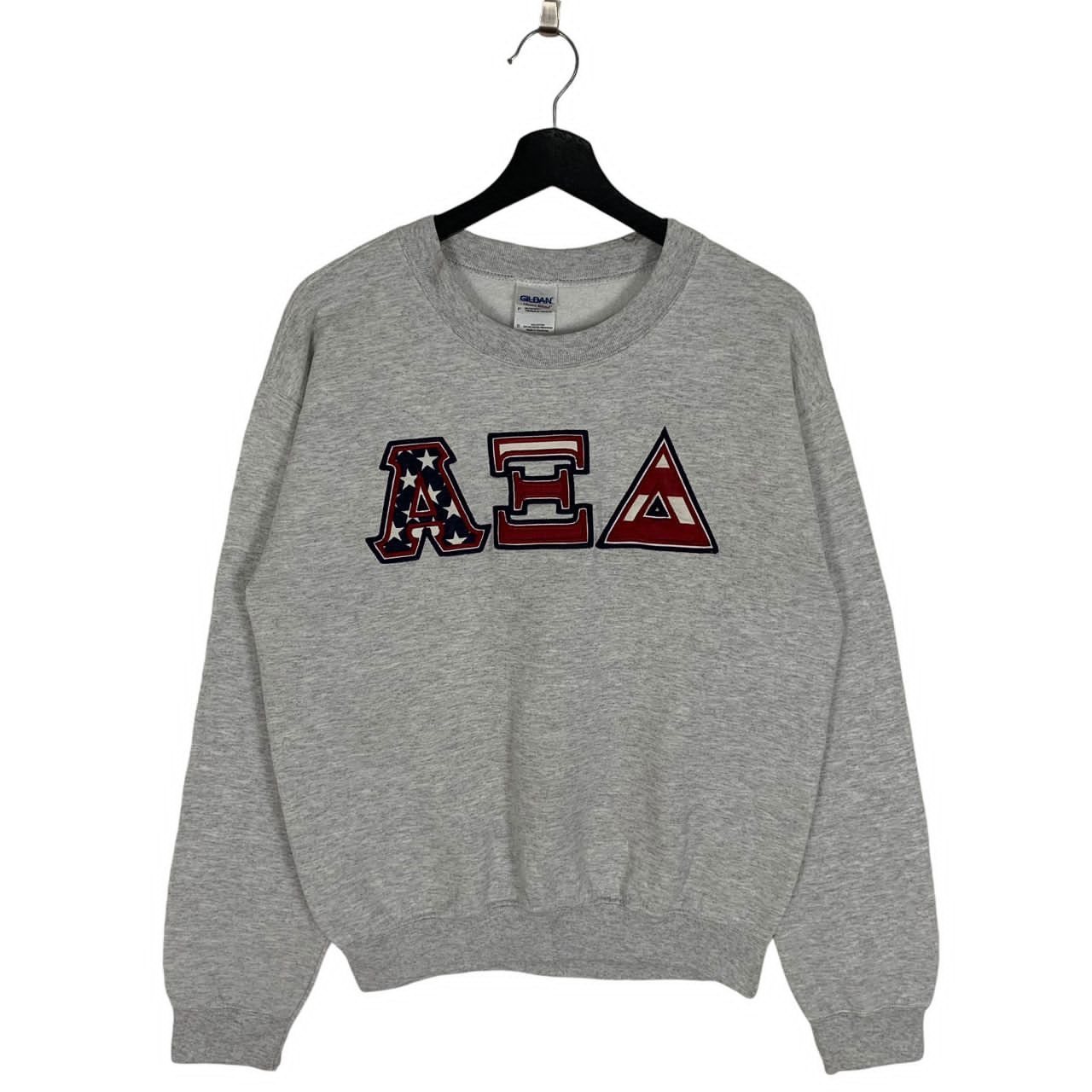 Vintage Alpha Xi Delta College US Symbol Embroidery Sweatshirt Size S / US 4 / IT 40 - 1 Thumbnail