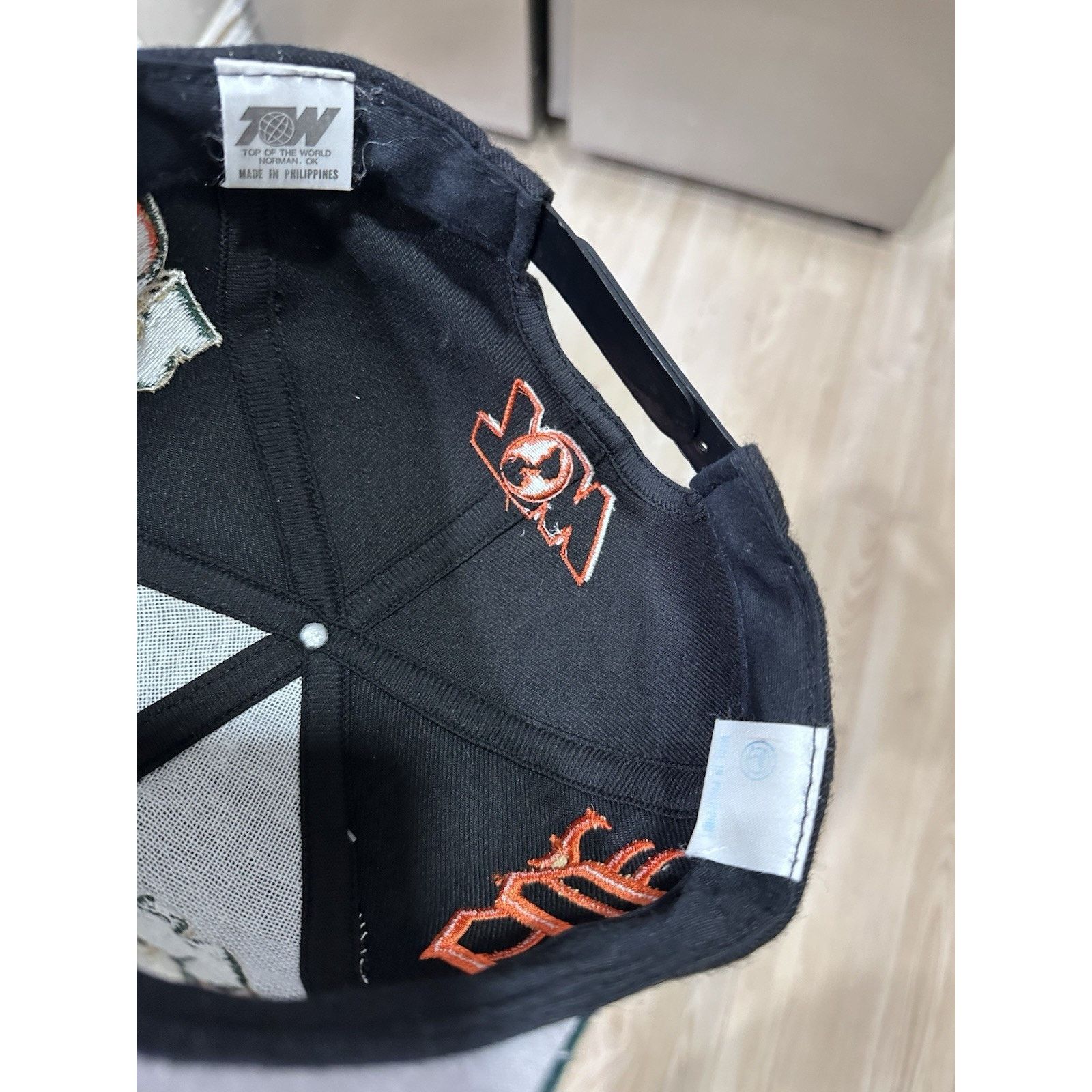 Top Of The World Vintage Miami Hurricanes Wild Style Snapback Hat Graffiti Size ONE SIZE - 7 Thumbnail