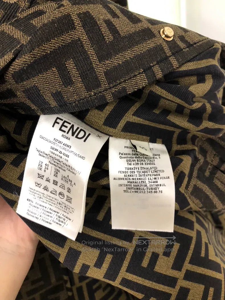 Fendi Fendi Printed Full-Covered Jacket Size XS / US 0-2 / IT 36-38 - 5 Thumbnail