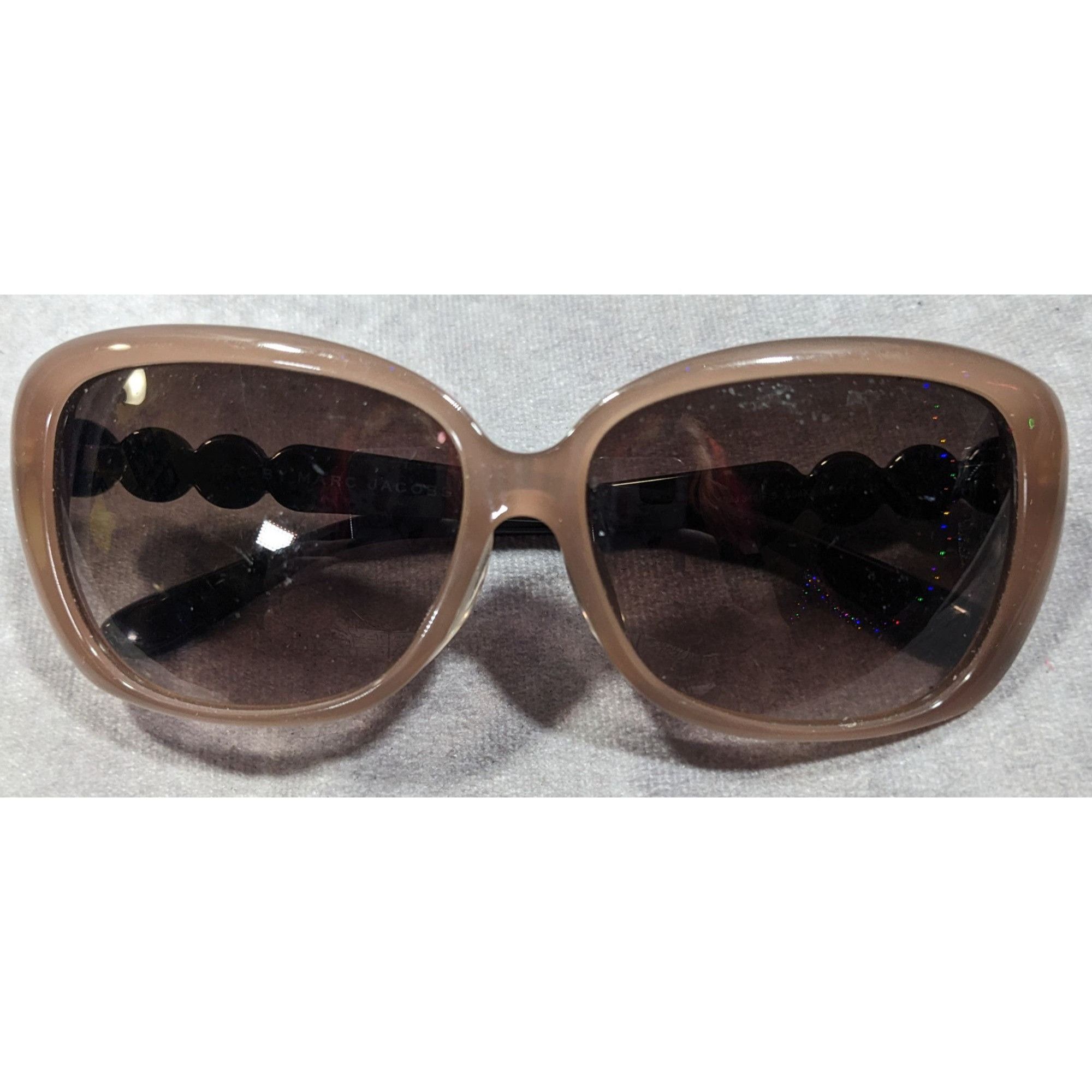Marc by Marc Jacobs Marc By Marc Jacobs Brown And Tan Retro Sunglasses MMJ348 Size ONE SIZE - 2 Thumbnail