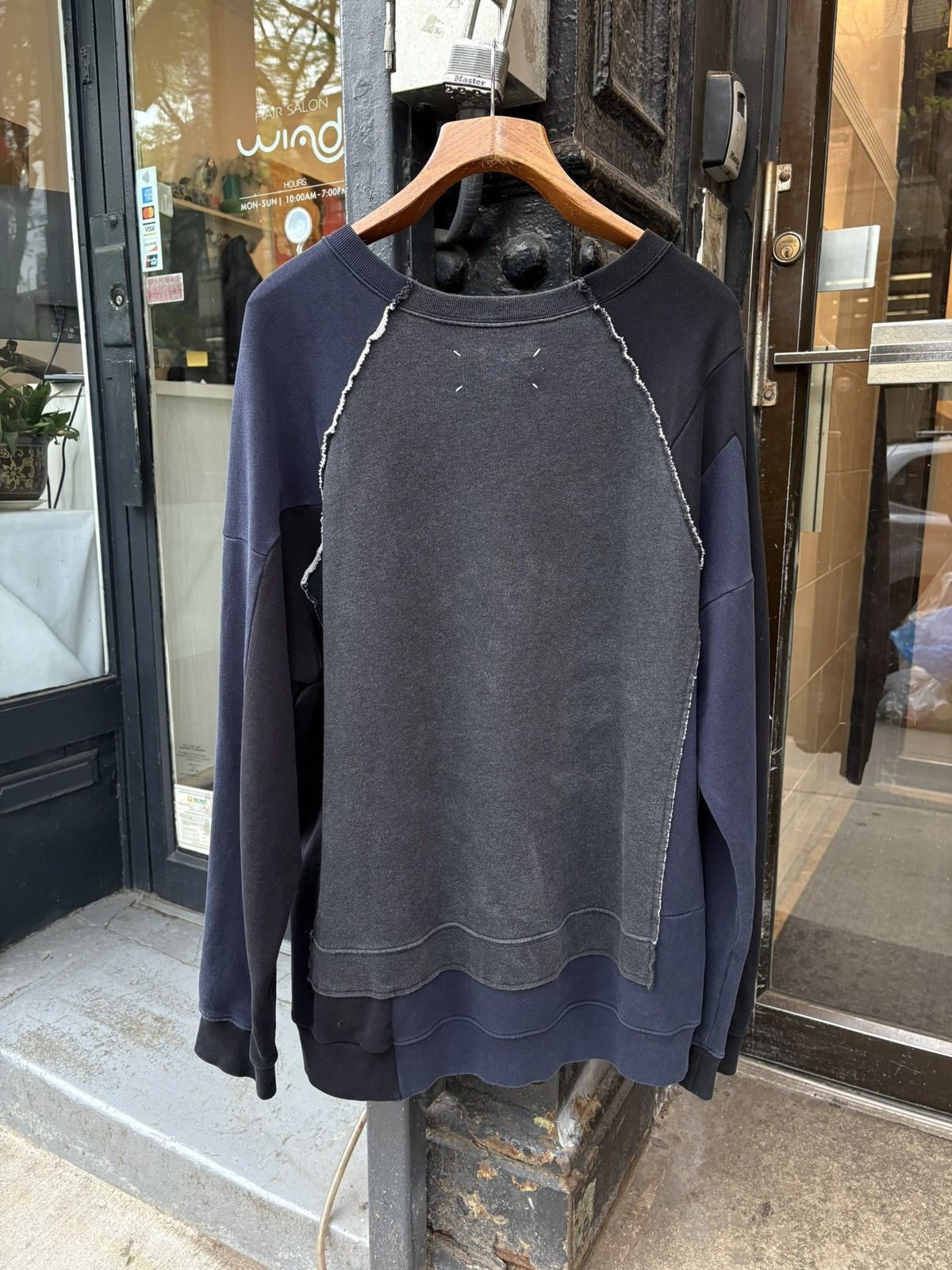 Maison Margiela MAISON MARGIELA - Re-Edition Oversized Patchwork Sweater 🫐 Size US M / EU 48-50 / 2 - 5 Thumbnail