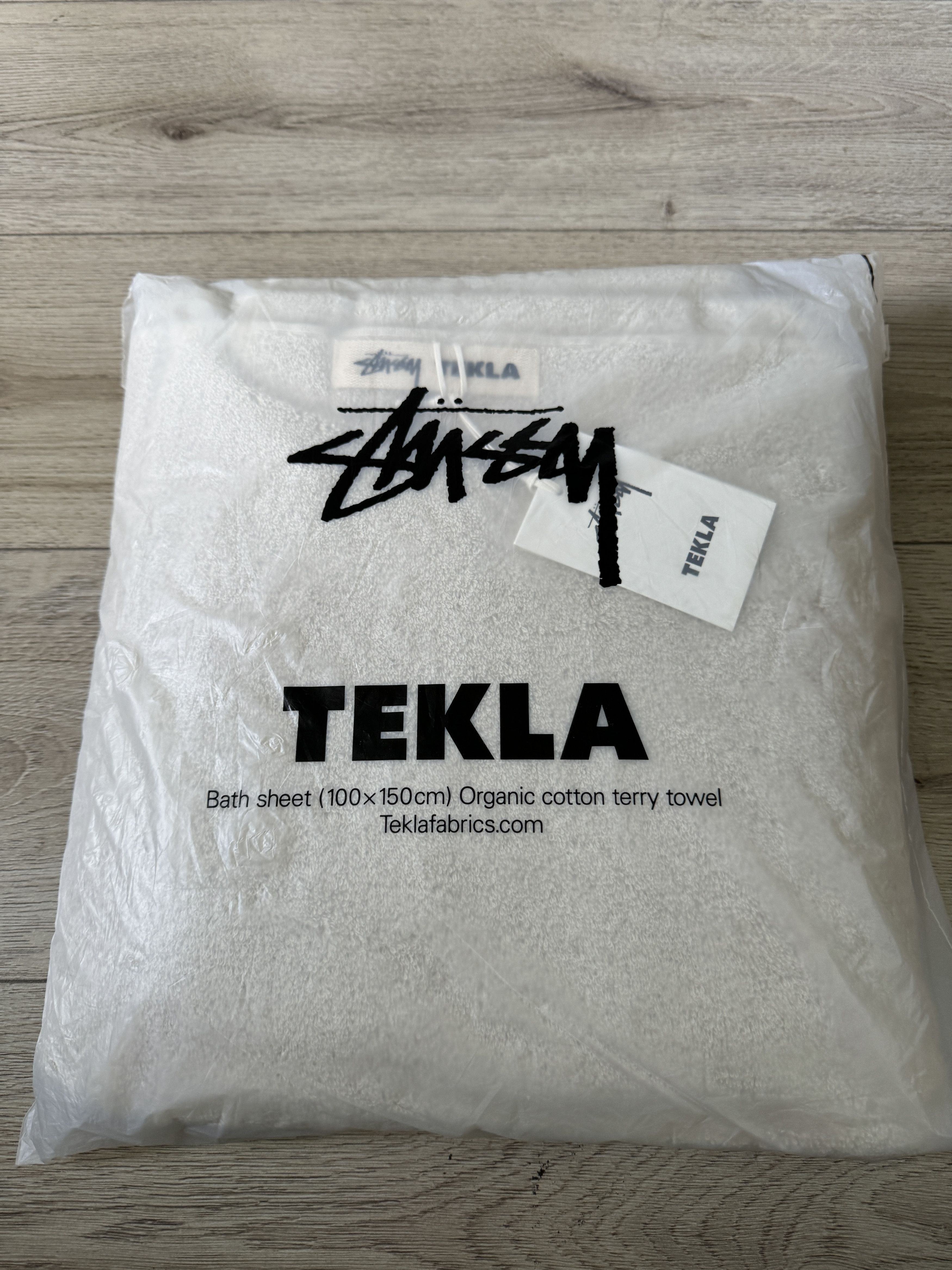 Stussy × Tekla Stussy Tekla Organic Bath Sheet Terry Towel Bone New |  Grailed