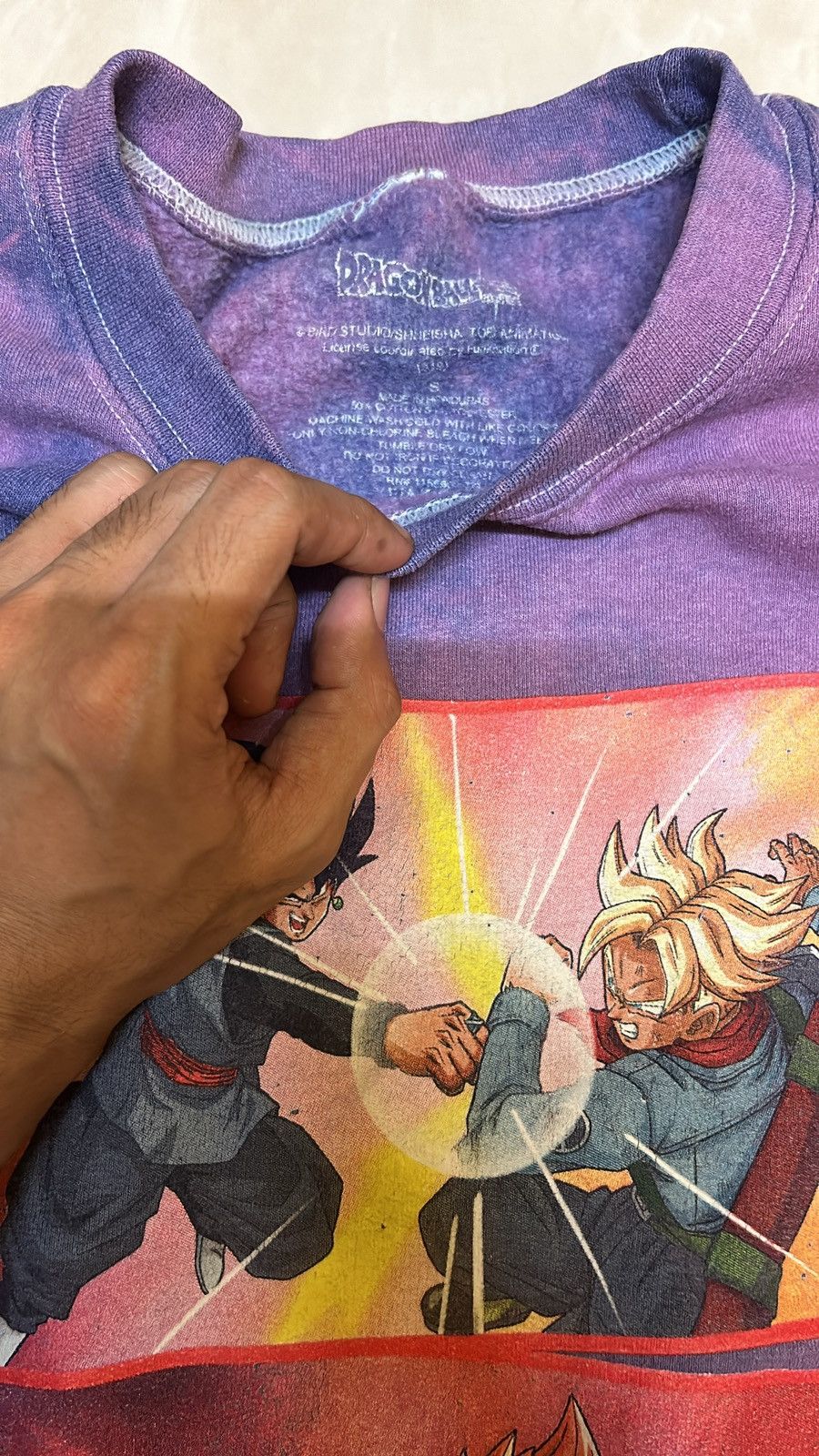 Anime SWEATSHIRT ANIME DRAGON BALL Size US L / EU 52-54 / 3 - 4 Thumbnail