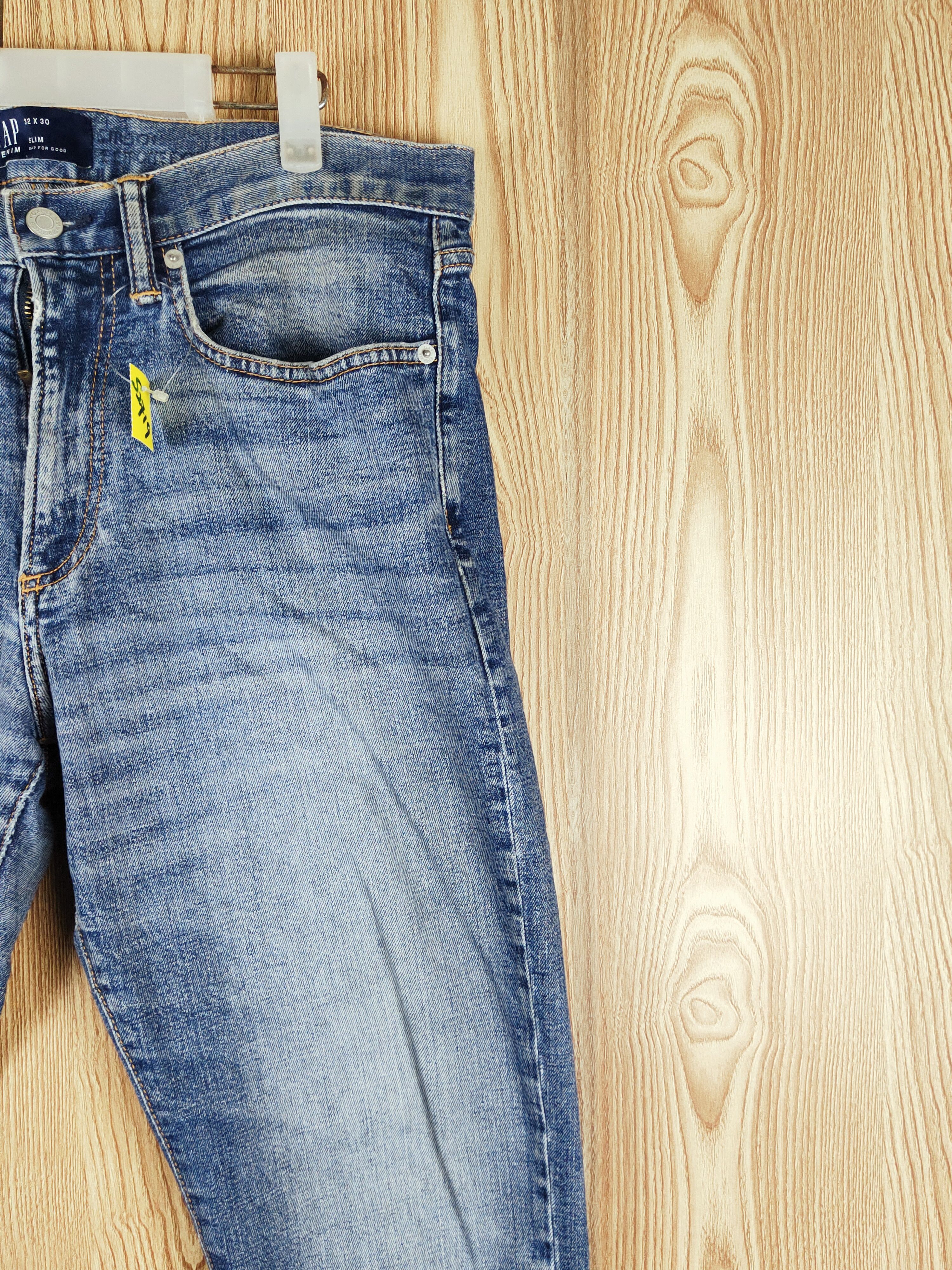 Gap Gap Blue Distressed Ripped Jeans #S2719 Size US 33 - 5 Thumbnail