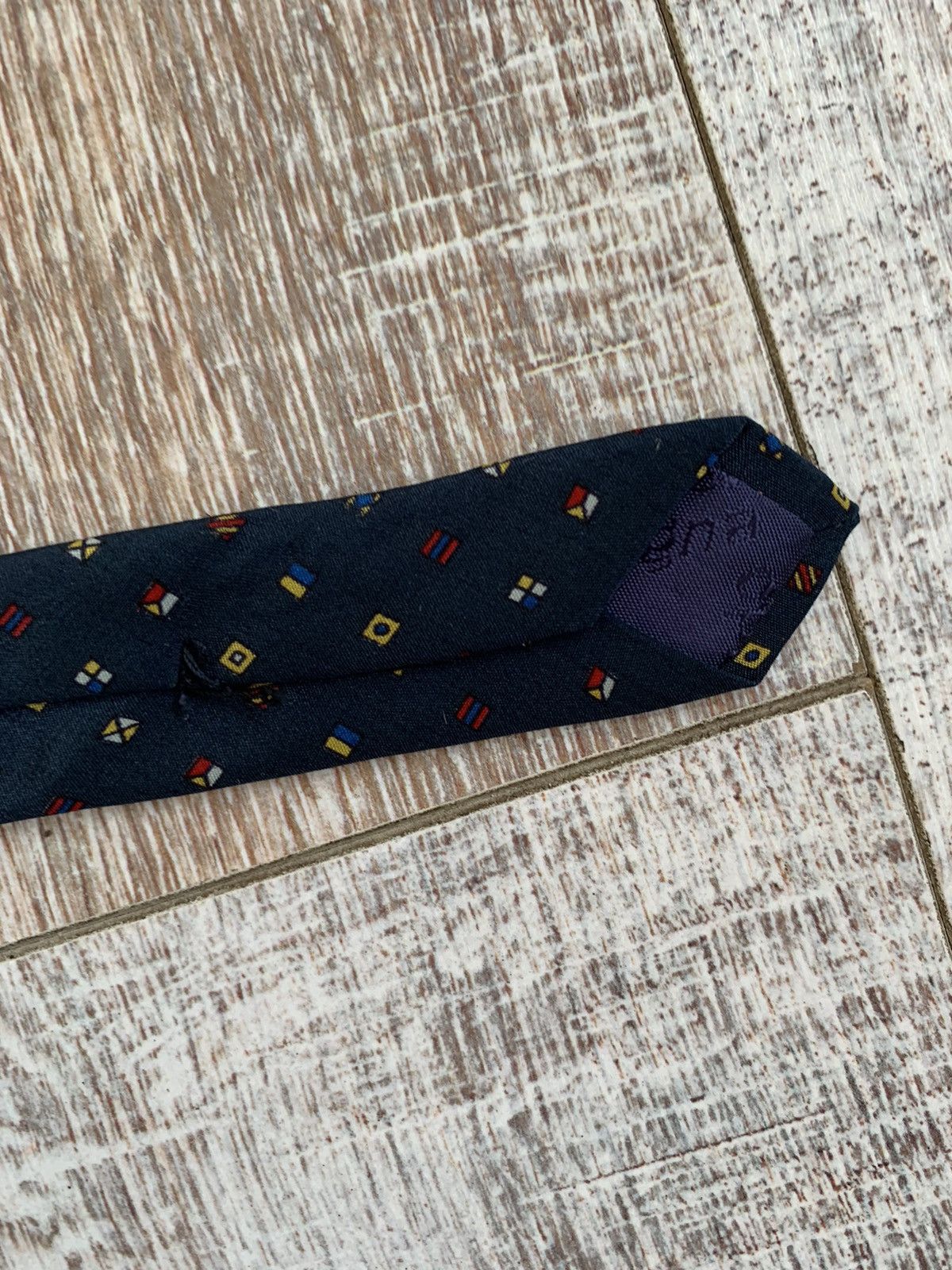 Ermenegildo Zegna × Vintage Vintage Ermenegildo Zegna silk tie Size ONE SIZE - 7 Thumbnail