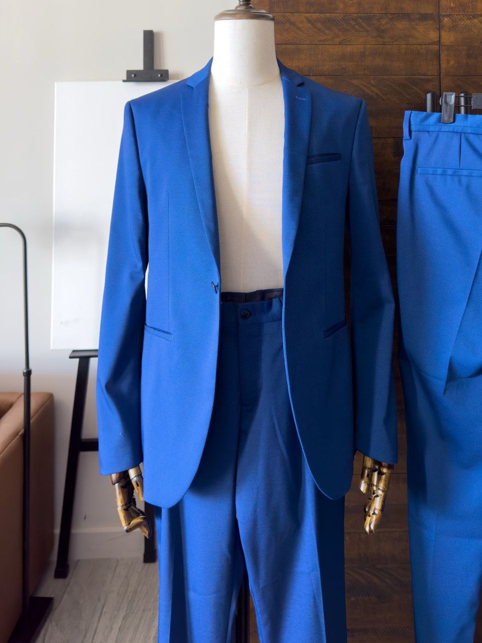Zara Zara Navy Suit 40 + extra pants 31+32: Like New Size 40R - 3 Thumbnail