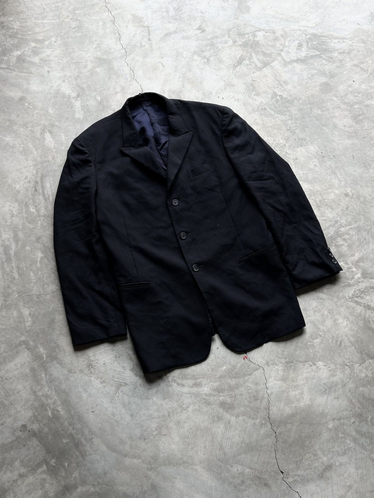 Yohji Yamamoto Y’s for men by Yohji Yamamoto Classic Tailored Blazer Jacket Size US S / EU 44-46 / 1 - 14 Thumbnail