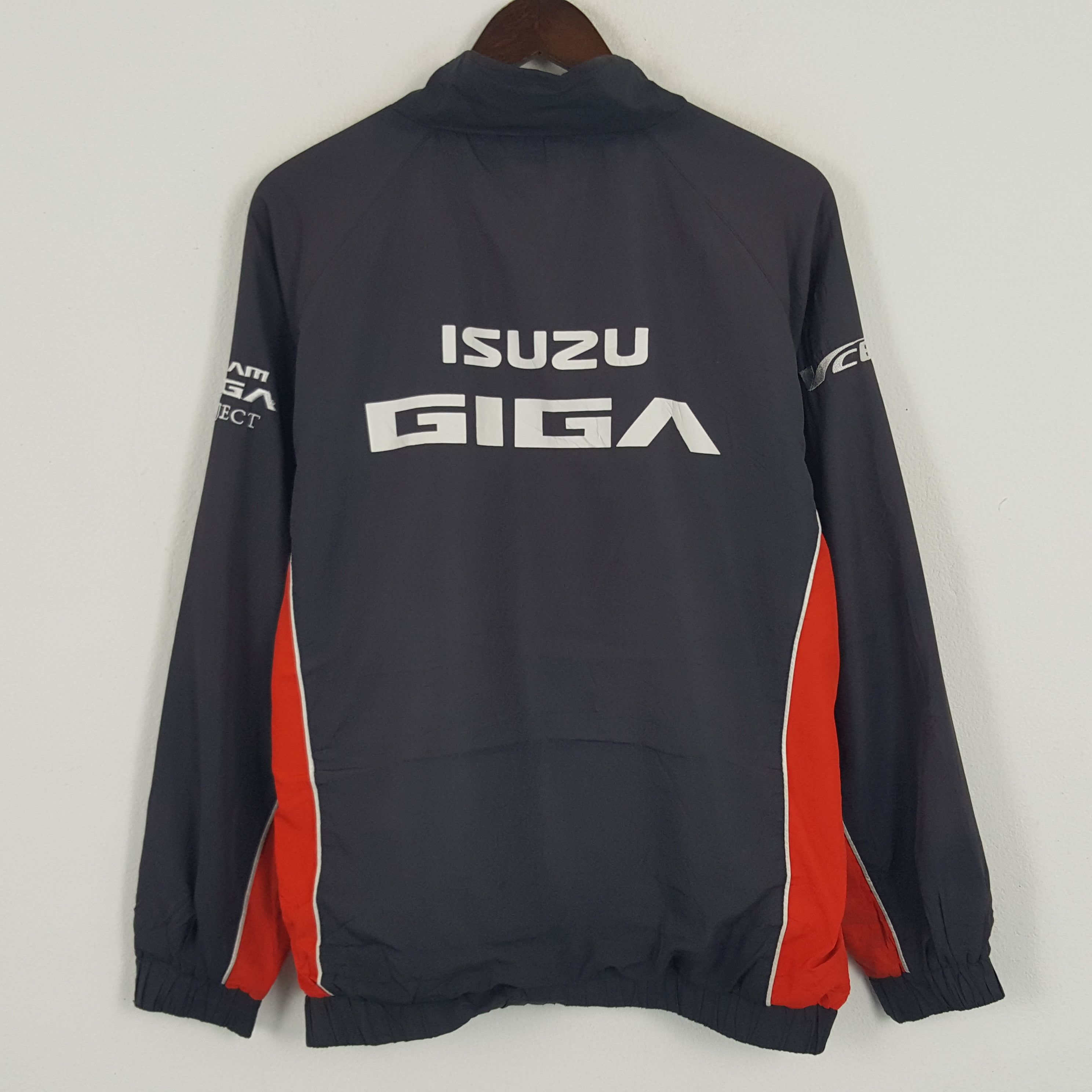 Japanese Brand × Vintage Vintage Isuzu Giga Windbreaker Zipper Worker Uniform Jacket Size US XL / EU 56 / 4 - 1 Thumbnail