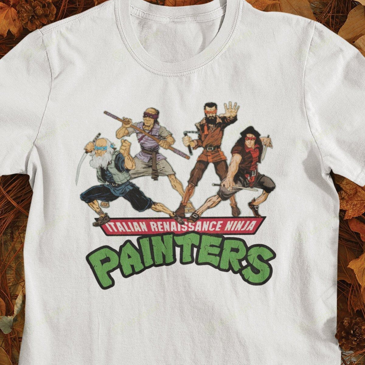 The Unbranded Brand NINJA TURTLES T-SHIRT Size L / US 10 / IT 46 - 1 Thumbnail