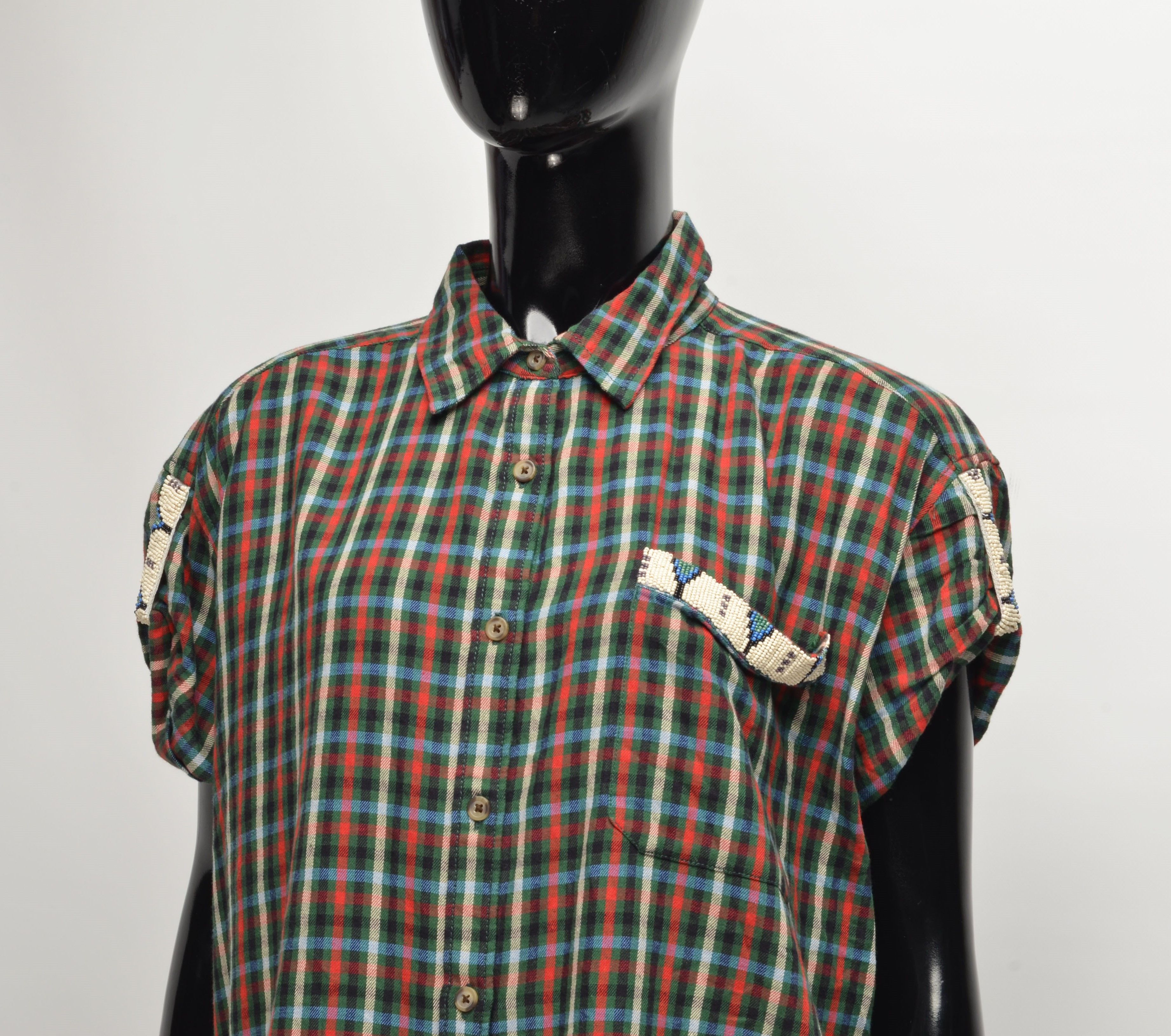 Denim & Supply Ralph Lauren × Ralph Lauren Ralph Lauren Denim and Supply Checkered Oversized Shirt Size M / US 6-8 / IT 42-44 - 2 Thumbnail