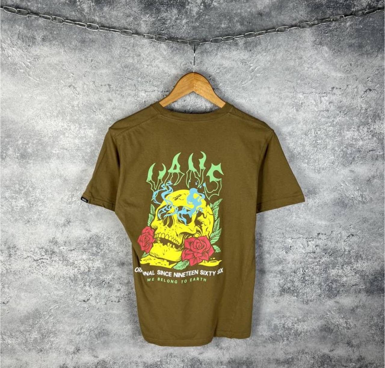 Vans Vans Tee Men's Size S Brown Short Sleeve` Size US S / EU 44-46 / 1 - 5 Thumbnail