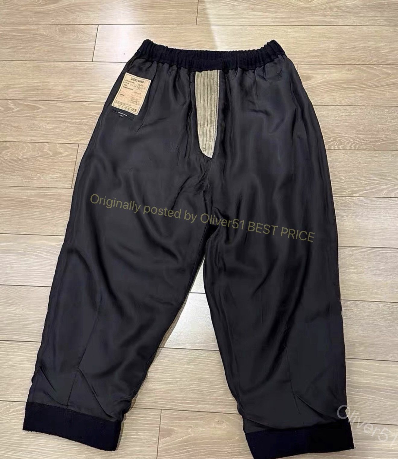 Ziggy Chen Ziggy Chen 22AW Illusion Cashmere Pants YYYY17/2610 Size US 28 / EU 44 - 7 Thumbnail