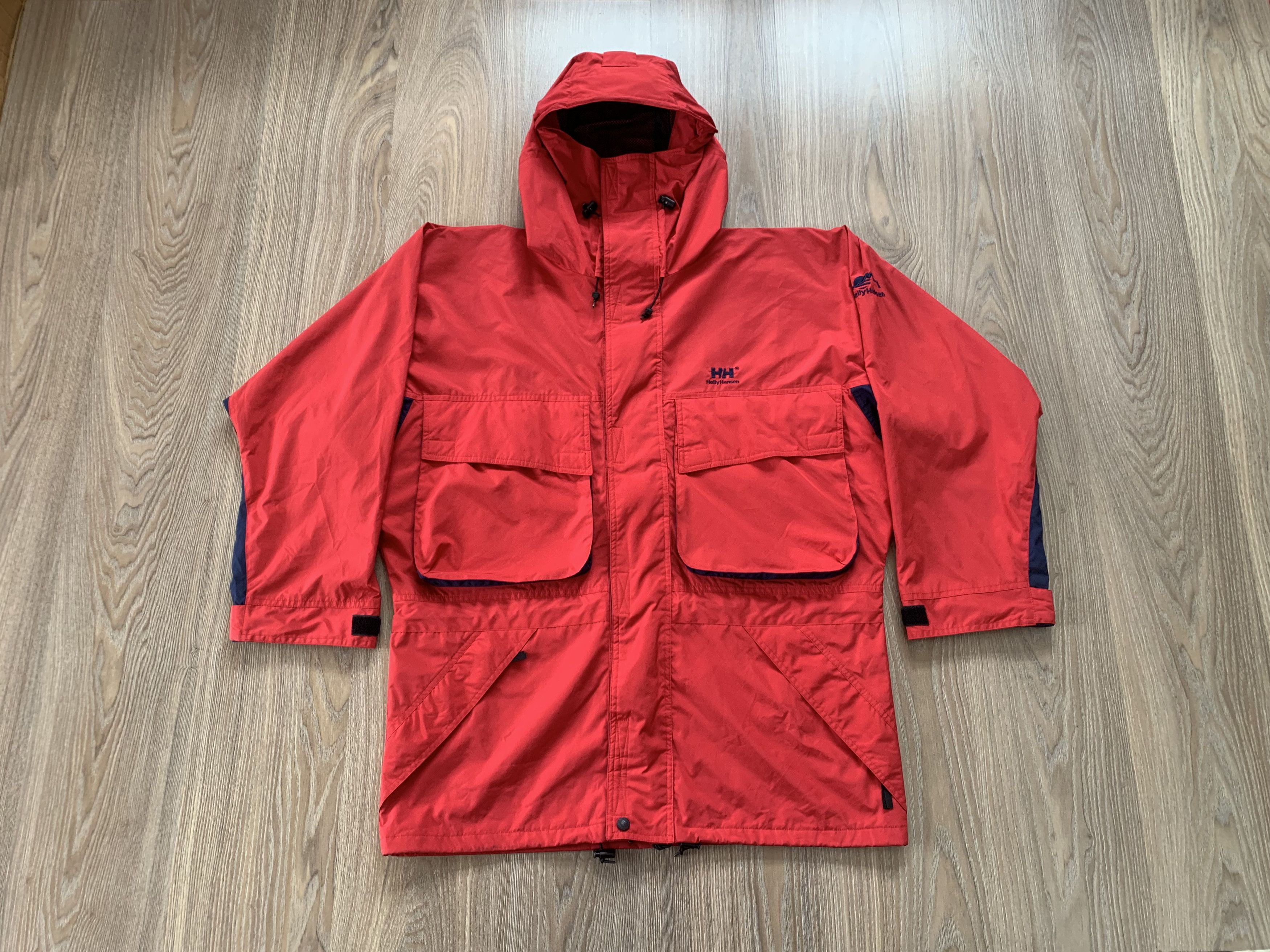 Helly Hansen Vintage Helly Hansen Red Trekking Light Jacket Size US XL / EU 56 / 4 - 1 Thumbnail