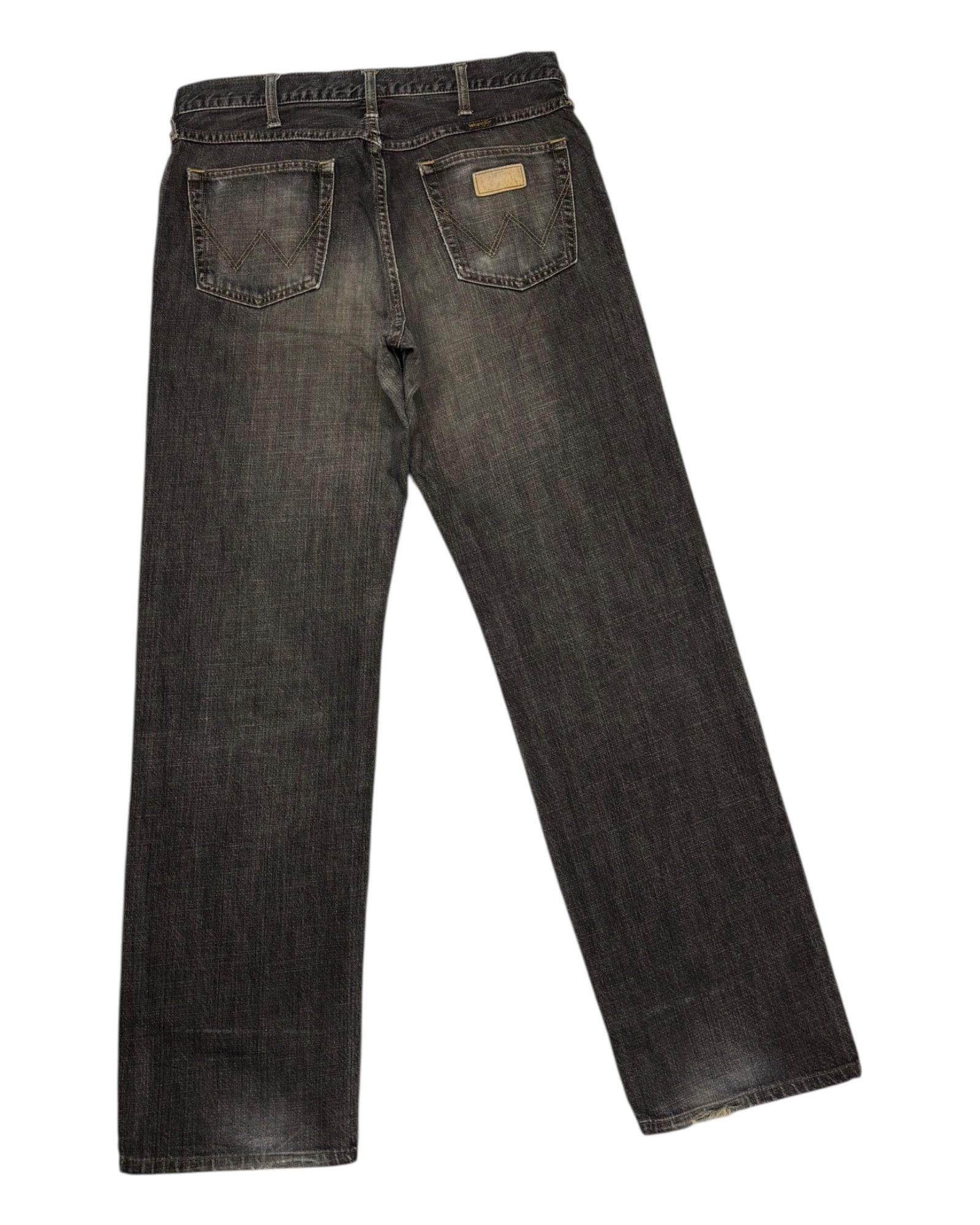 If Six Was Nine Vintage Wrangler Faded Black Loose Fit Jean Size US 32 / EU 48 - 4 Thumbnail