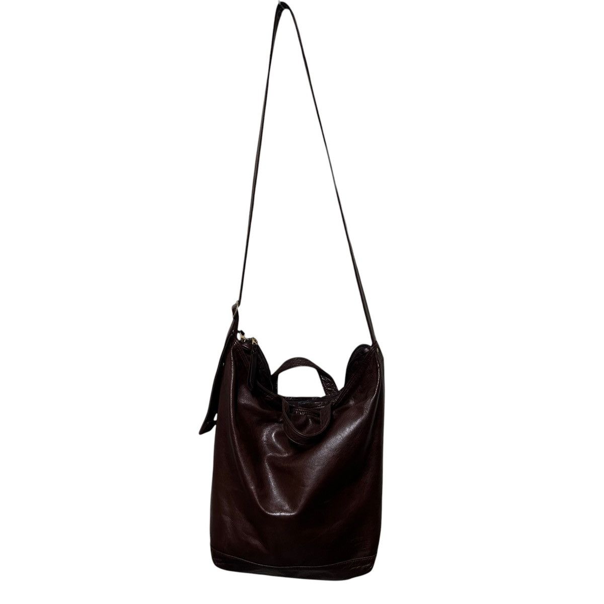 Porter 752 00s Porter Yoshida leather shoulder bag unisex brown Size ONE SIZE - 18 Thumbnail