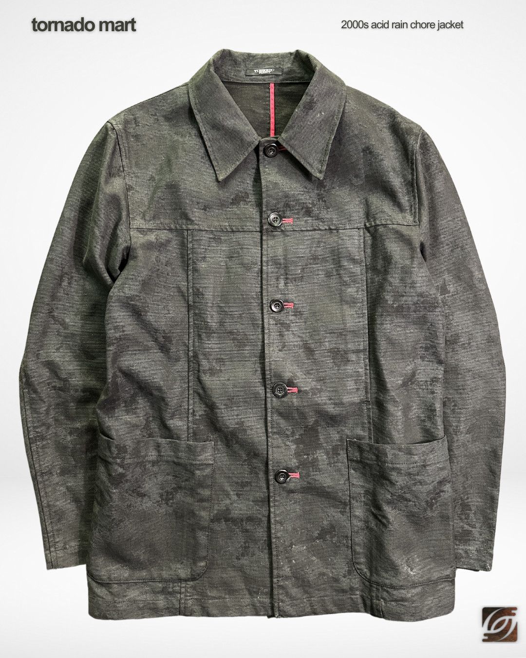Tornado Mart 2000s Acid Rain Finish Chore Jacket Size US M / EU 48-50 / 2 - 1 Thumbnail