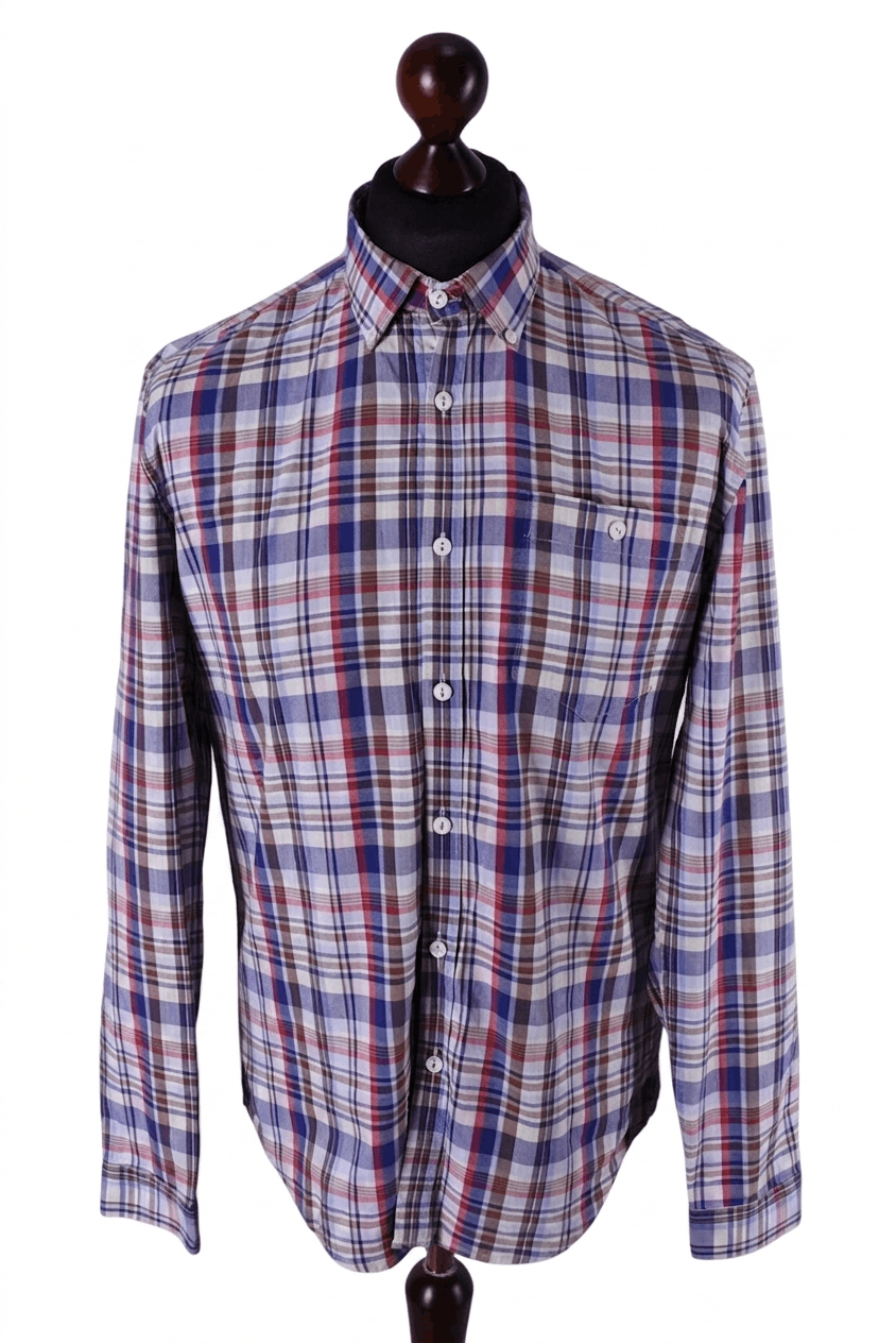 Barbour Barbour Beacon Brand Long Sleeve Plaid Casual Shirt Size US L / EU 52-54 / 3 - 1 Thumbnail