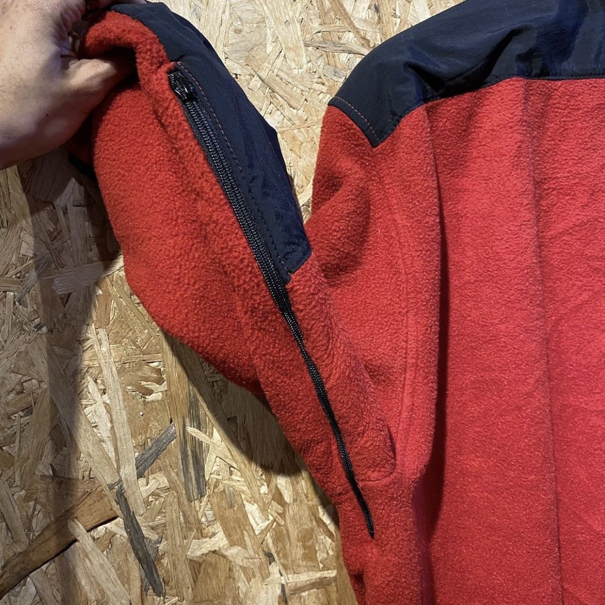L.L. Bean × Vintage Vintage LL Bean Technical Outdoor Fleece Men's Large Red Size US L / EU 52-54 / 3 - 10 Thumbnail