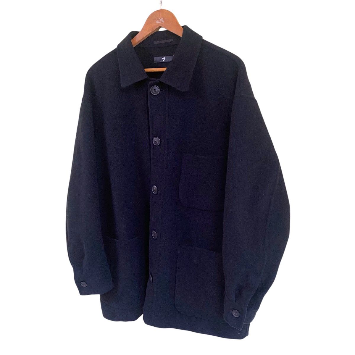 Japanese Brand × Jil Sander 💥JIL SANDER BLACK CHORE WORKER BUTTON JACKET Size US L / EU 52-54 / 3 - 4 Thumbnail