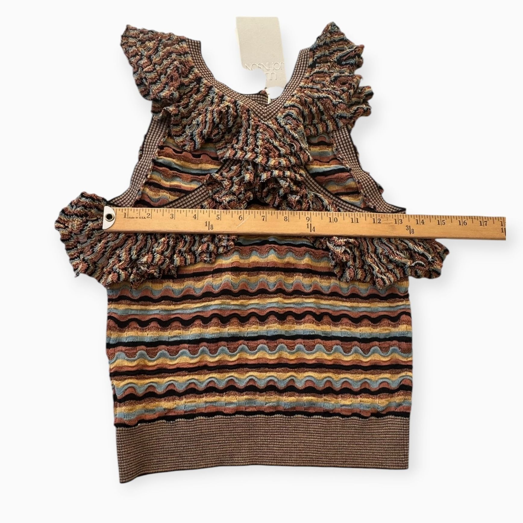 Ulla Johnson Ulla Johnson Sadie Top, Knit, Size M, color Tiger’s Eye, NW Size M / US 6-8 / IT 42-44 - 10 Thumbnail
