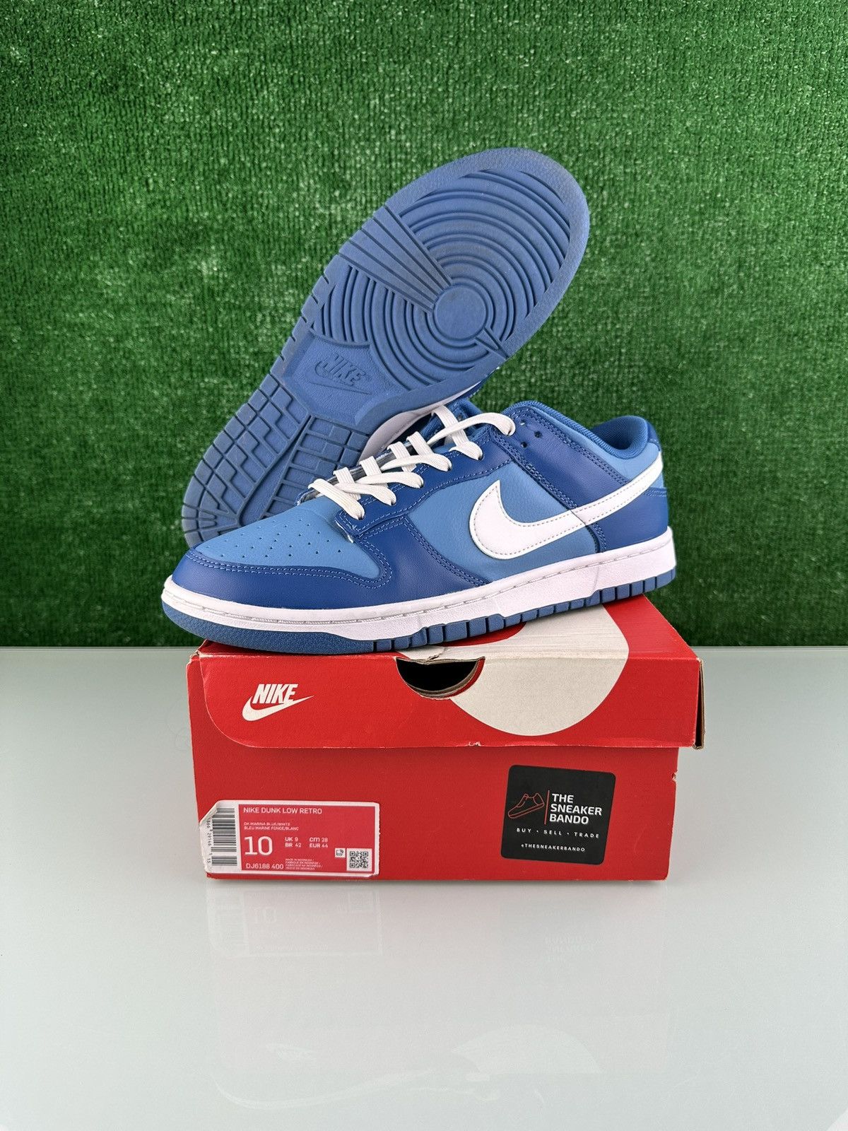 Nike Nike Dunk Low Dark Marina Blue Size 10 Size US 10 / EU 43 - 1 Thumbnail