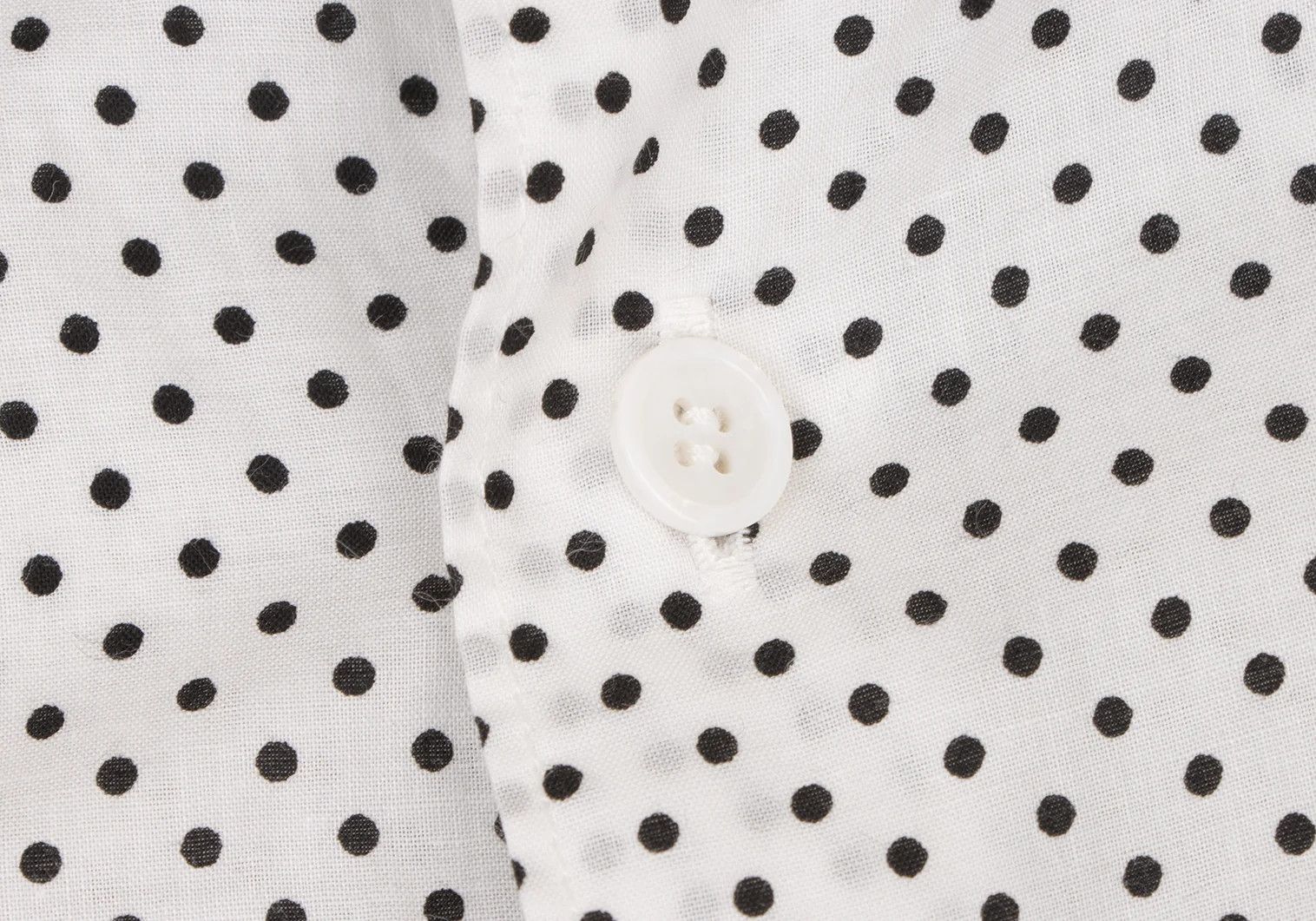 Yohji Yamamoto Yohji Yamamoto Cotton Dot Print Short Sleeve Shirt Size US S / EU 44-46 / 1 - 4 Thumbnail