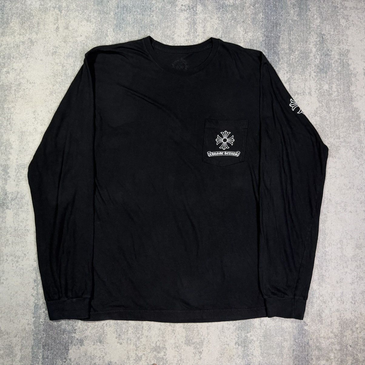 Chrome Hearts Shoulder Script Tonal Dagger Size US XL / EU 56 / 4 - 2 Thumbnail