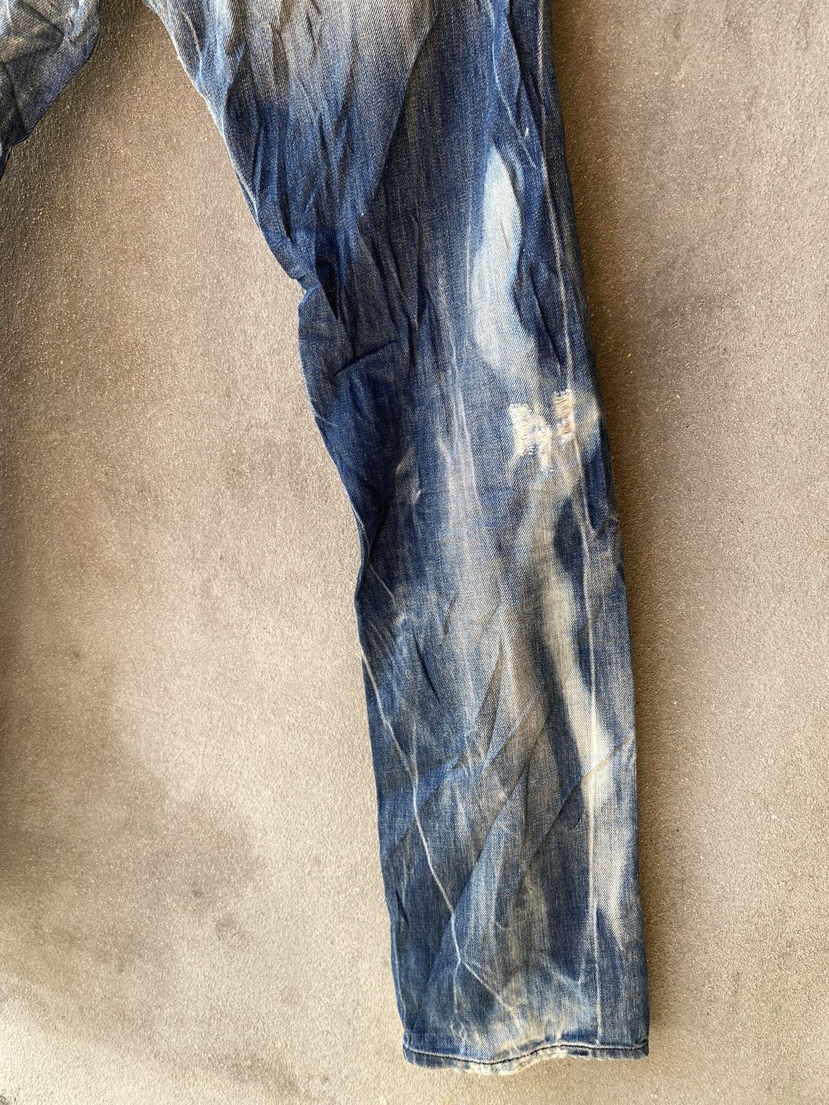 Diesel Diesel Poiak Acid Wash Made in Italy Denim Pants Size US 32 / EU 48 - 4 Thumbnail
