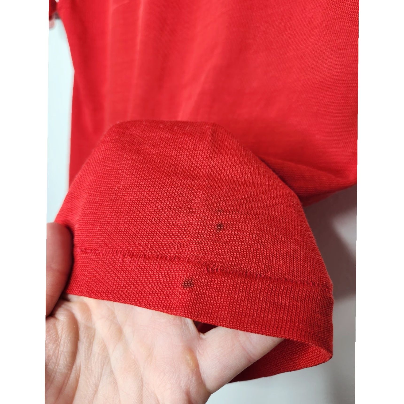 Vintage VINTAGE Rawlings Red Shirt Top Shirt Unisex Adults S Red 50s 60s Rare Numbers Stripe Sports Size US S / EU 44-46 / 1 - 7 Thumbnail