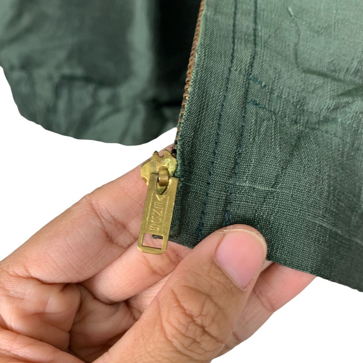 Vintage SHINAWATRA THAI HOUSE Green Casual Jacket #0497-C23 Size US M / EU 48-50 / 2 - 14 Thumbnail