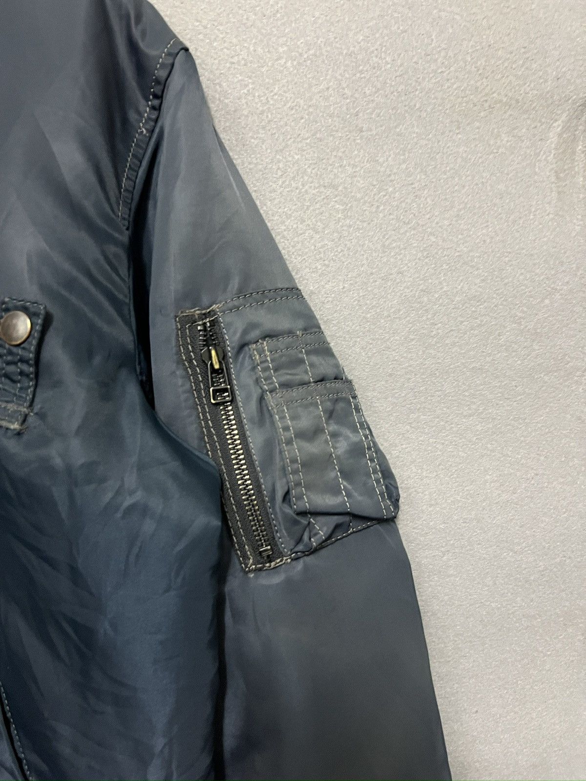 Vintage 412. The Army Air Force Style Bomber Sun Faded Size US M / EU 48-50 / 2 - 4 Thumbnail