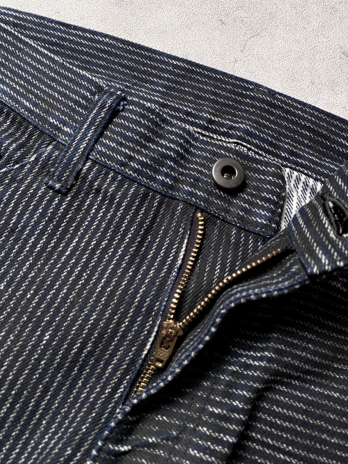 Japanese Brand Ruppert The Difference Patchwork Hickory Denim Bootcut Size US 32 / EU 48 - 7 Thumbnail