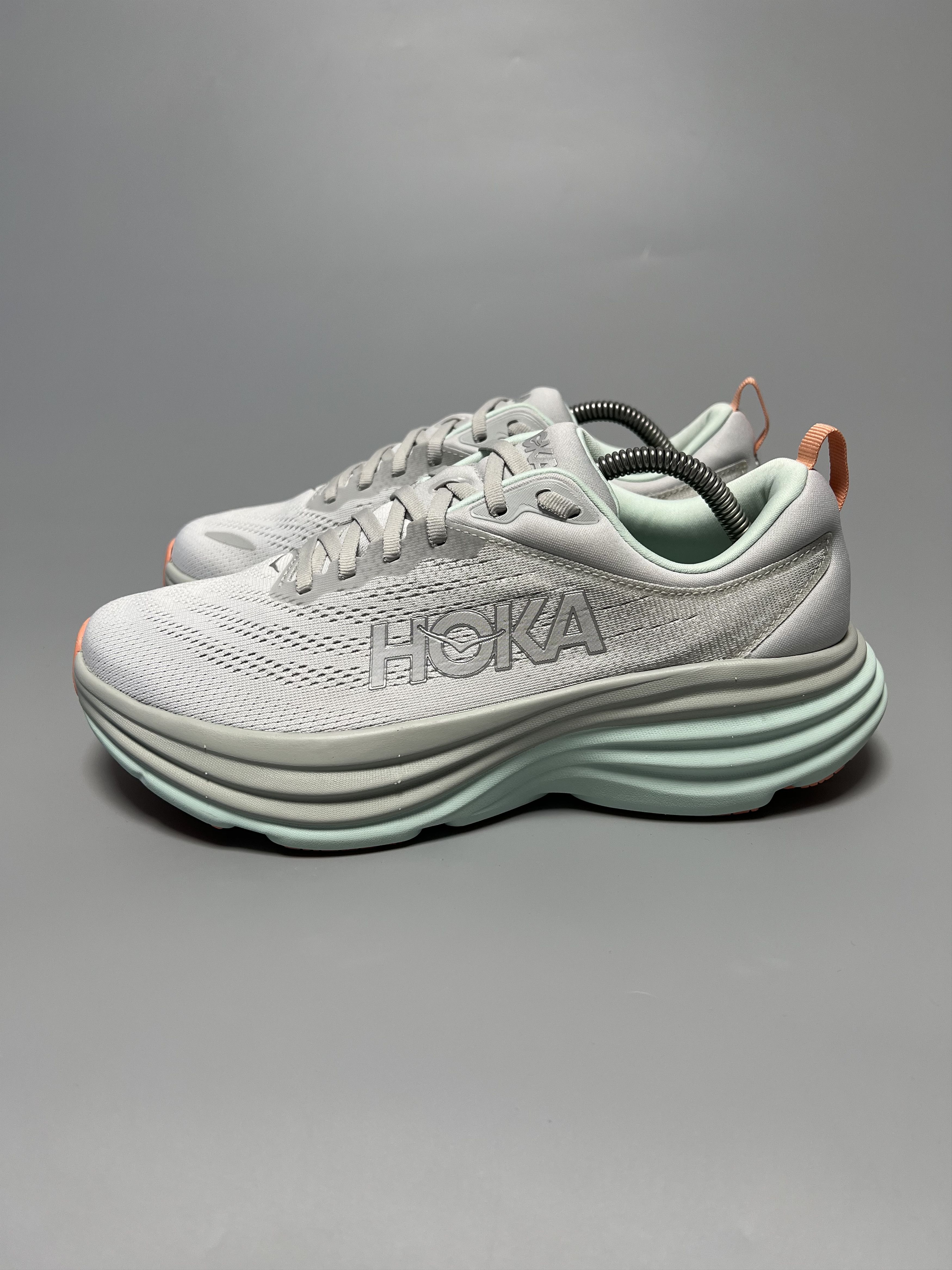 Hoka 9.5B Hoka One One Bondi 8 Running Shoes Walking Gym Size US 9.5 / IT 39.5 - 2 Thumbnail