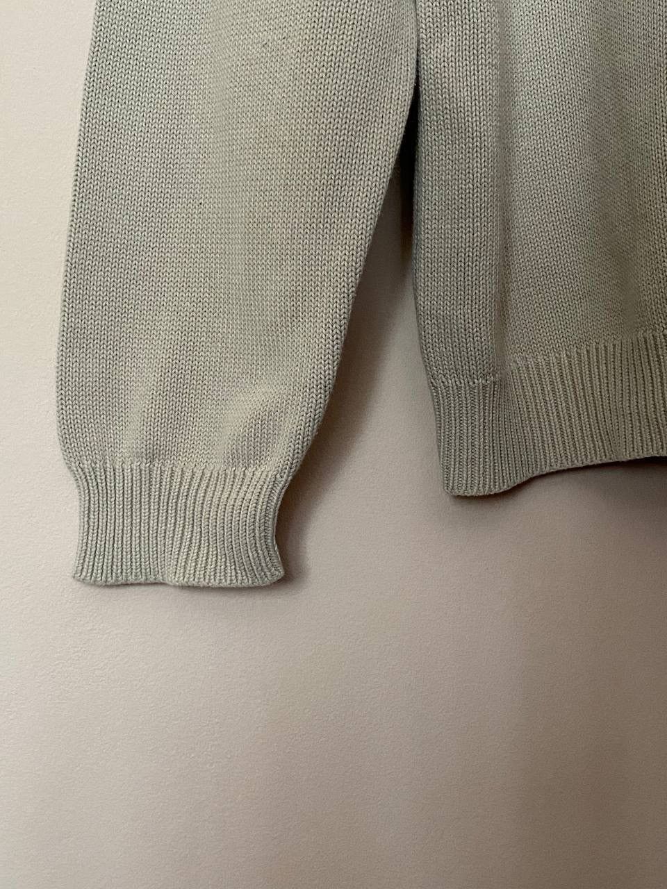 Burberry 🔥 90s Thomas Burberry sweater beige cardigan nova check old Size US L / EU 52-54 / 3 - 2 Thumbnail