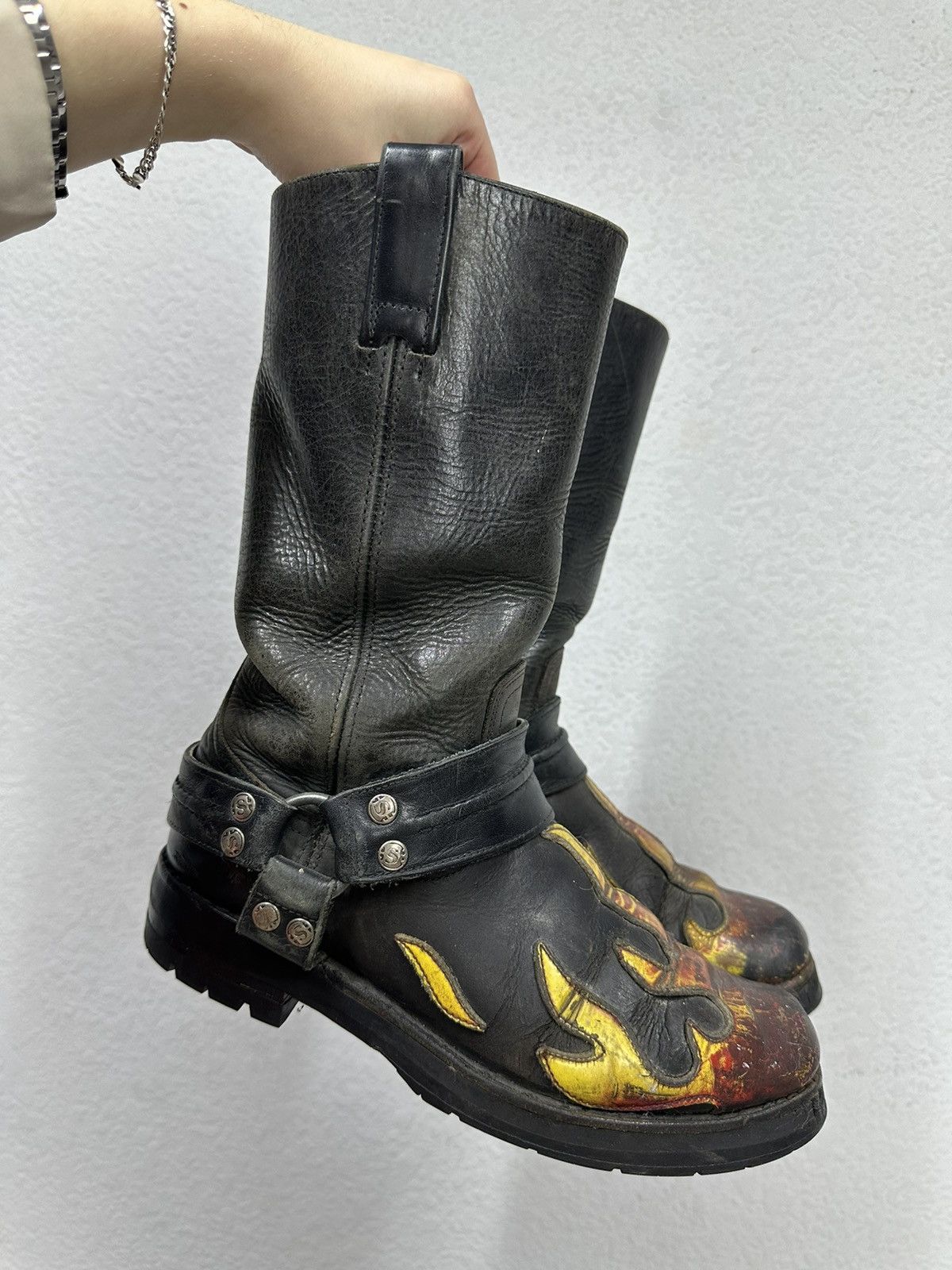 New Rock Vintage New Rock Fire 🔥 Boots Avantgarde Leather Rick Owens Size US 8 / IT 38 - 5 Thumbnail
