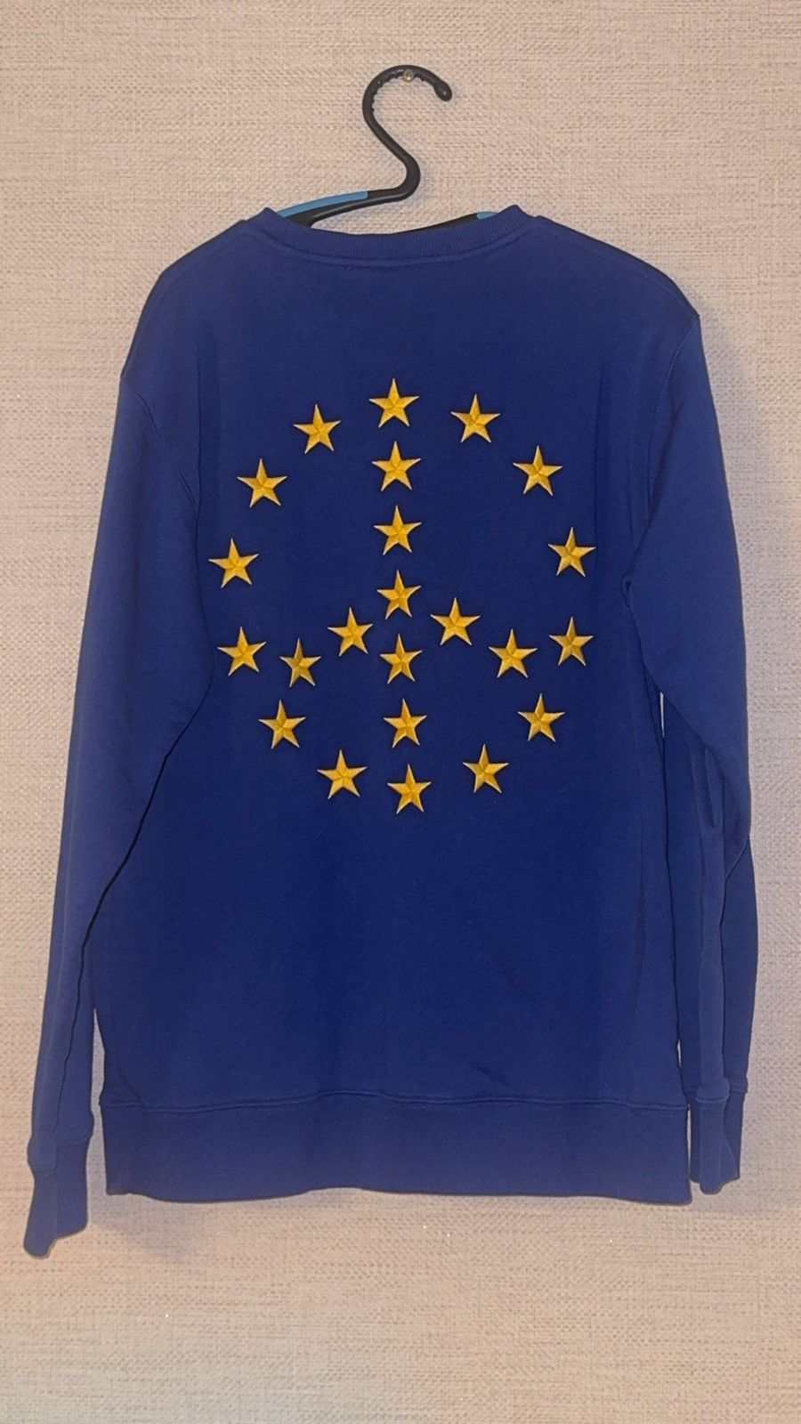 Etudes Études Blue Euro Peace Sweatshirt Size US L / EU 52-54 / 3 - 2 Thumbnail
