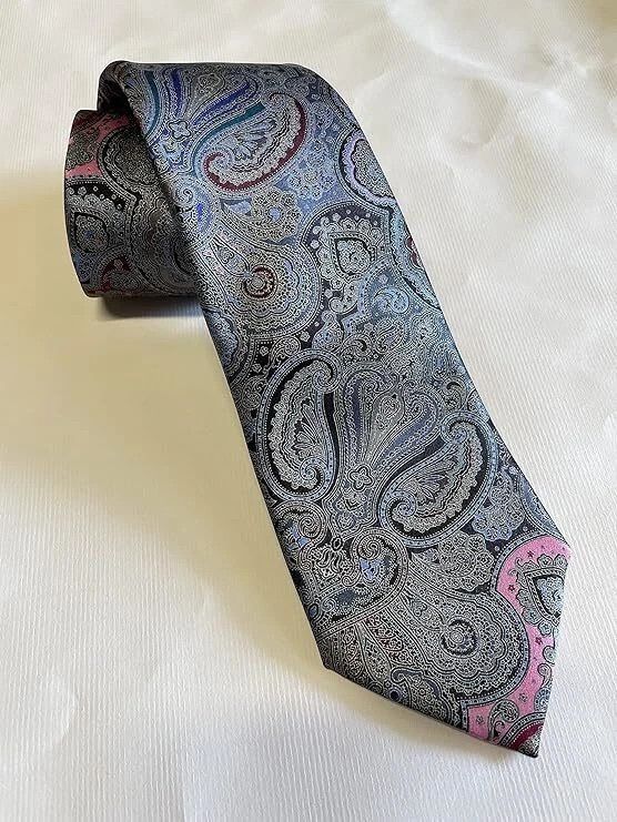 Ermenegildo Zegna New Ermenegildo Zegna Quindici #150 Paisley Silk Tie Size ONE SIZE - 6 Thumbnail